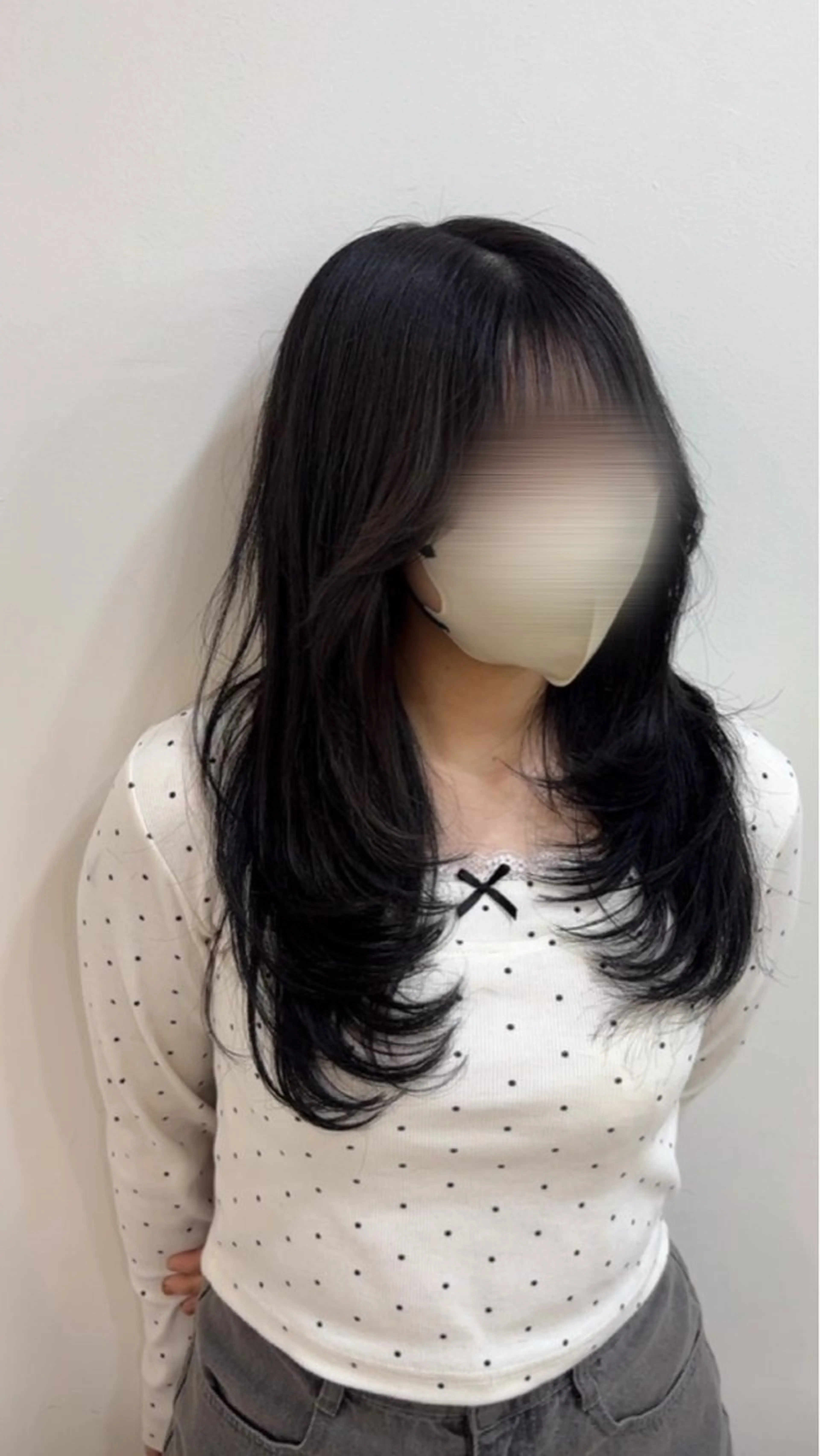 セミロング カット Angelica manaのヘアスタイル