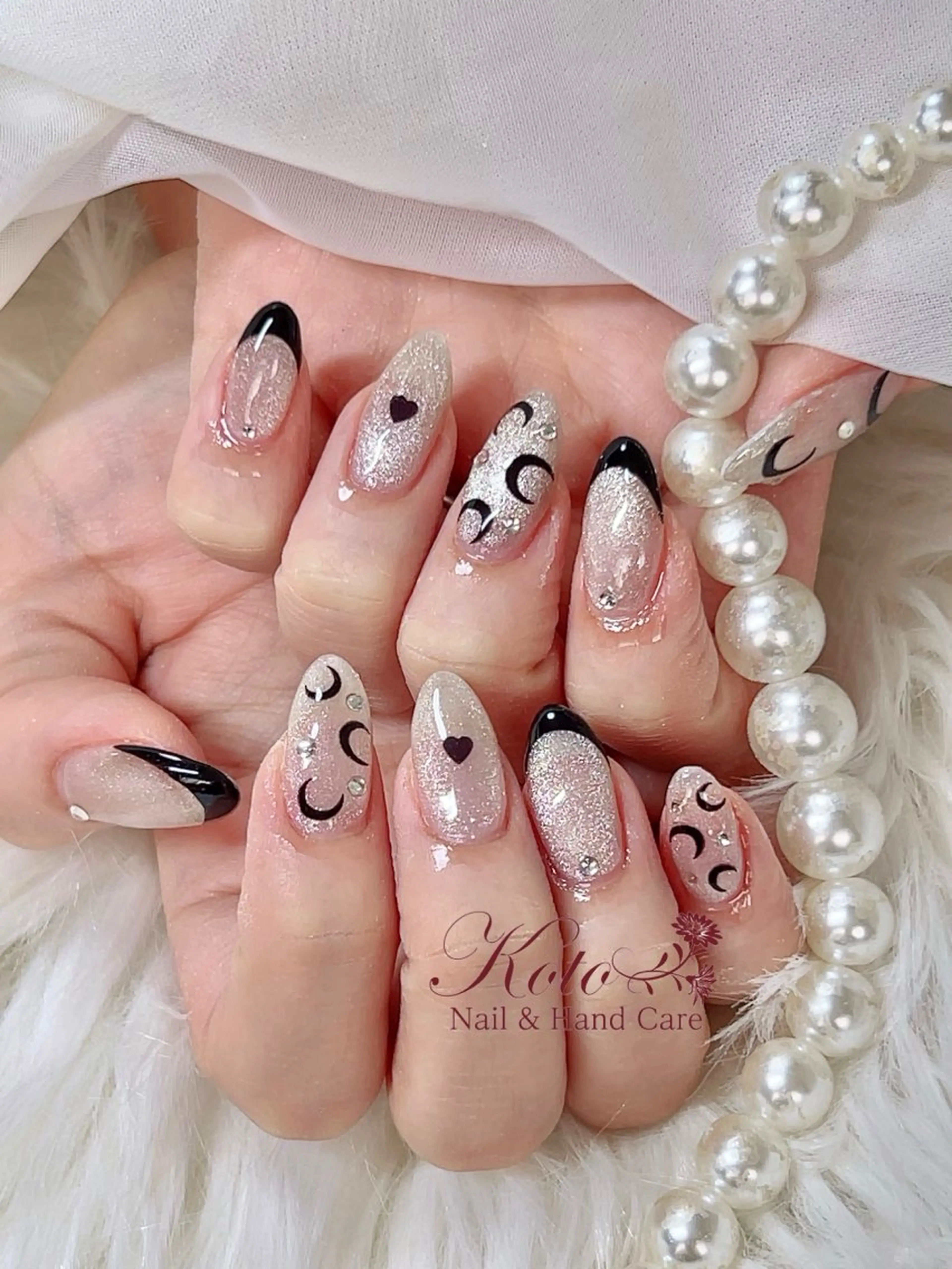 ネイル 長さ出し ジェルネイル 持ち込み ニュアンスネイル 赤色 ハンドネイル Nail Salon KOTOのネイルデザイン