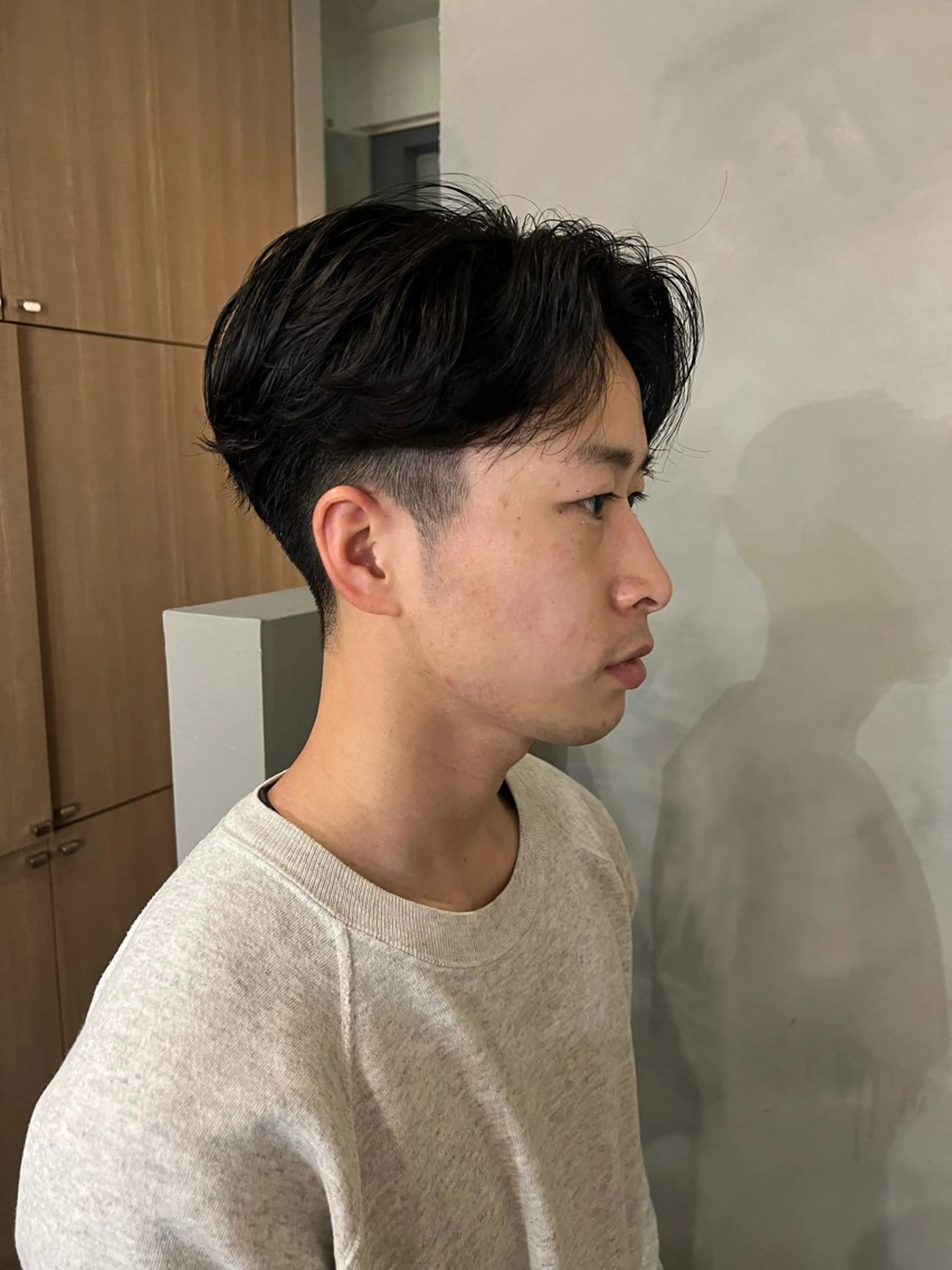 ショート パーマ メンズ 小川 実夢のヘアスタイル