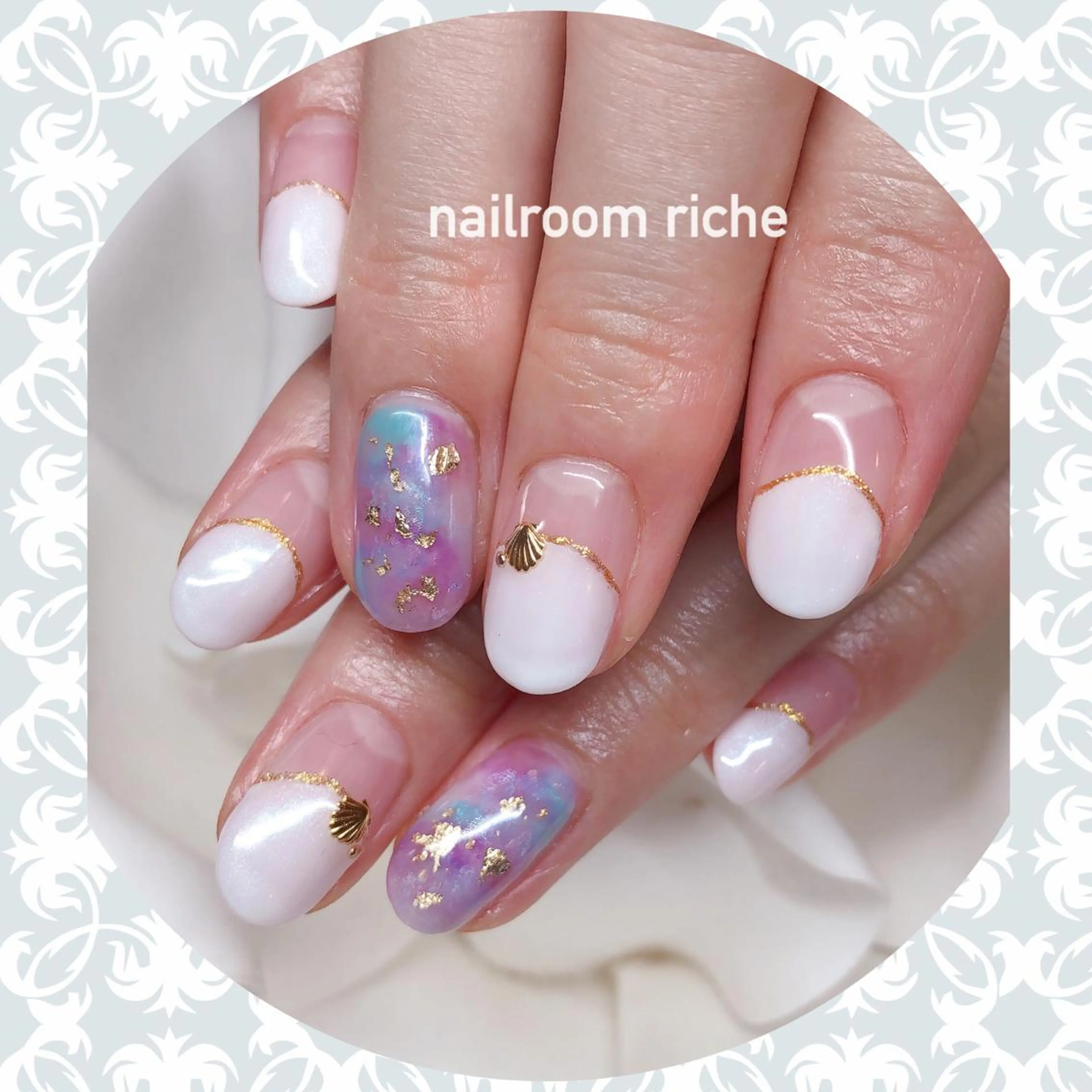 ネイル ハンドネイル nailroom richeのネイルデザイン