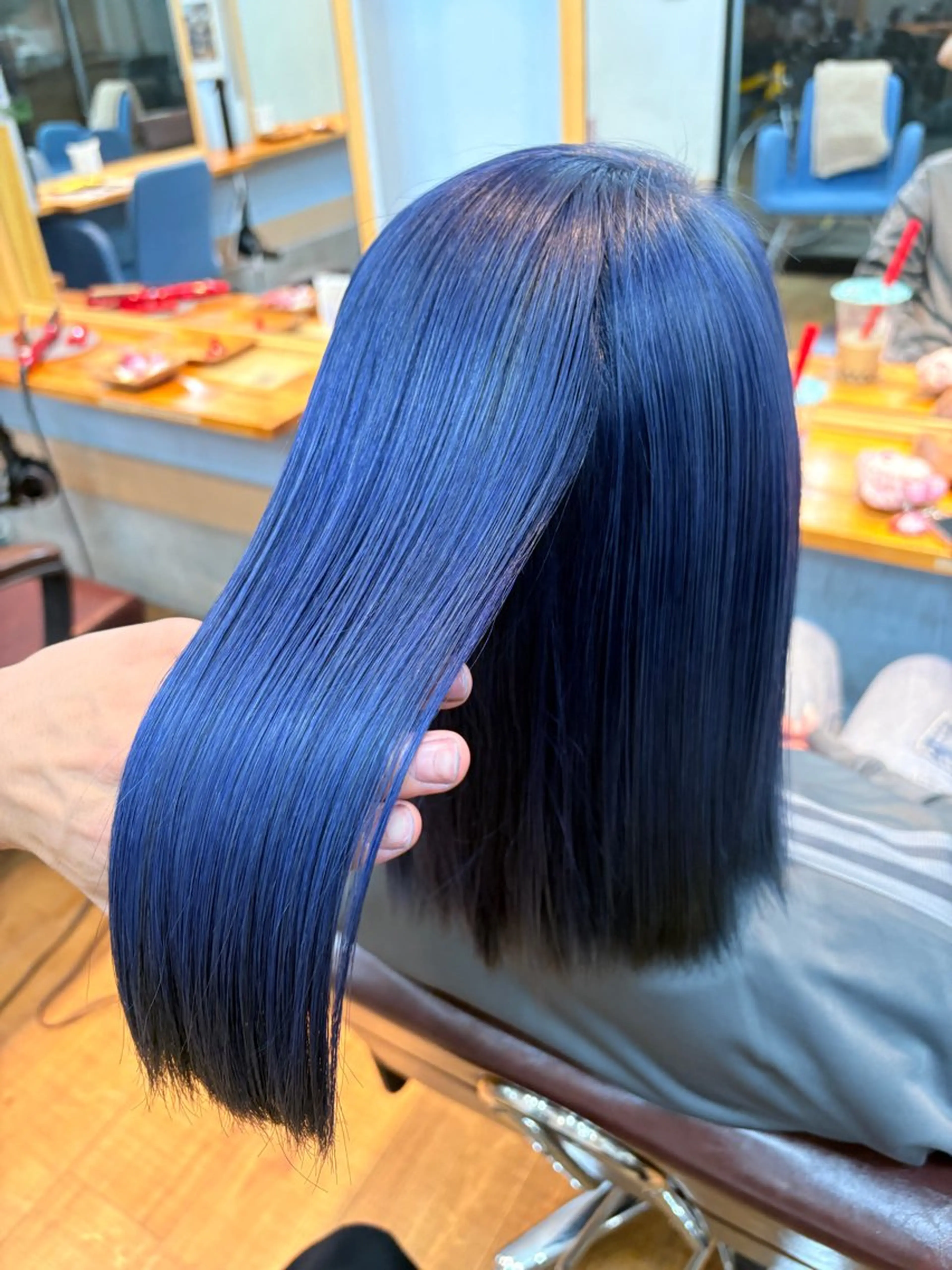 ロング カラー ヘアカラー トリートメント 髪質改善🌿‬/艶感 /髙木 優人のヘアスタイル