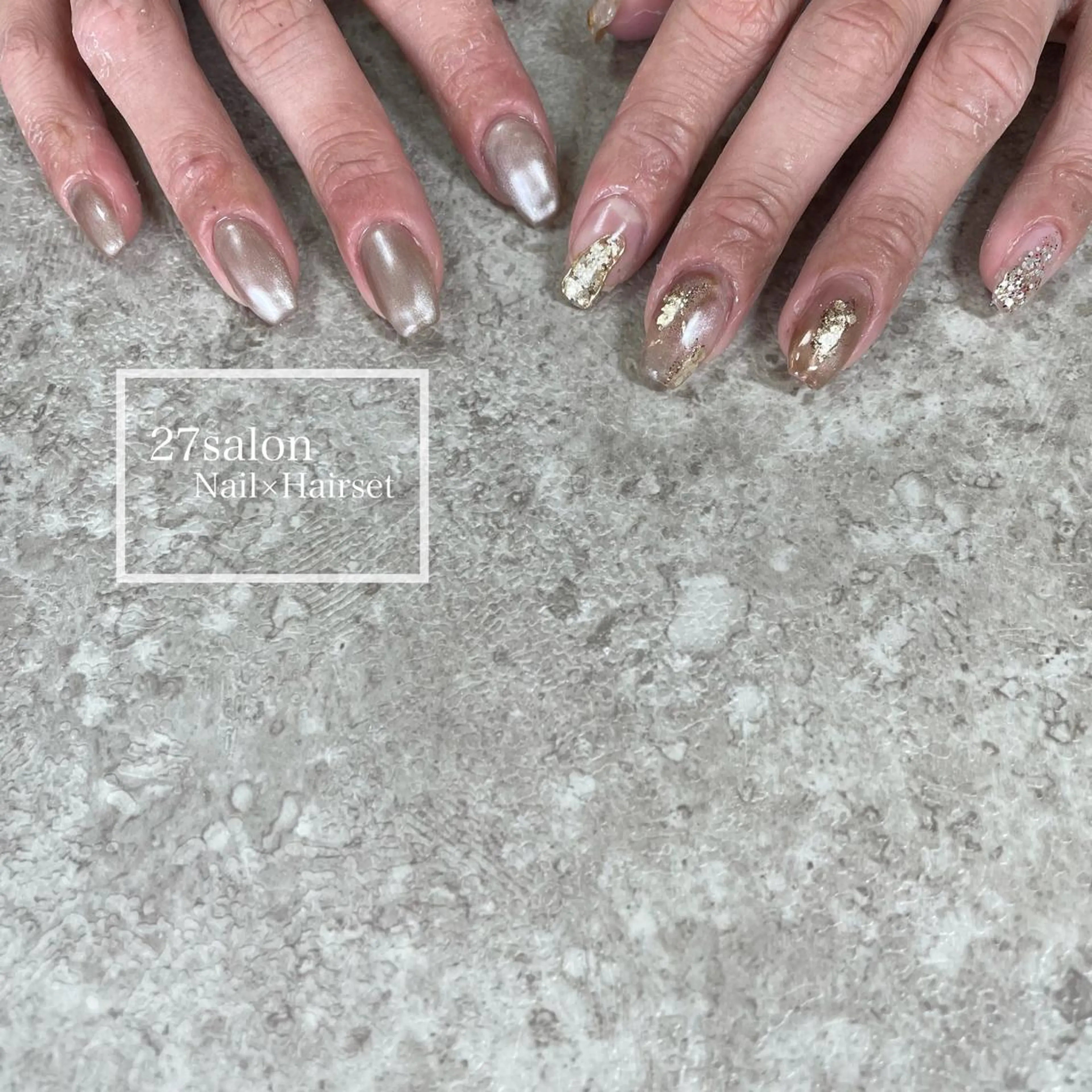 ネイル ニュアンスネイル 27salon yuinaのネイルデザイン