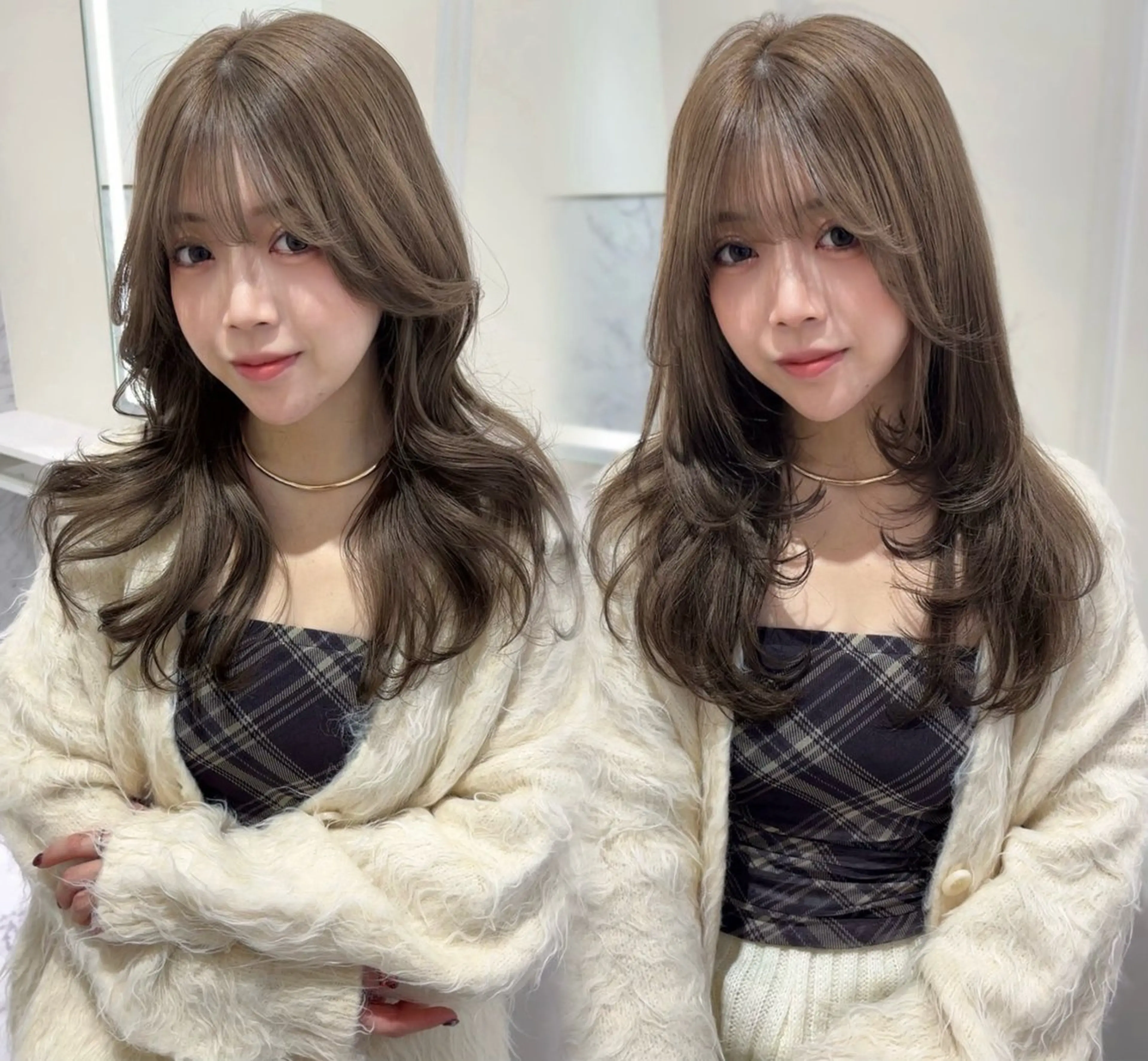 ロング カラー カット ヘアカラー ParveMix / 山本 玲南🫧🪽のヘアスタイル