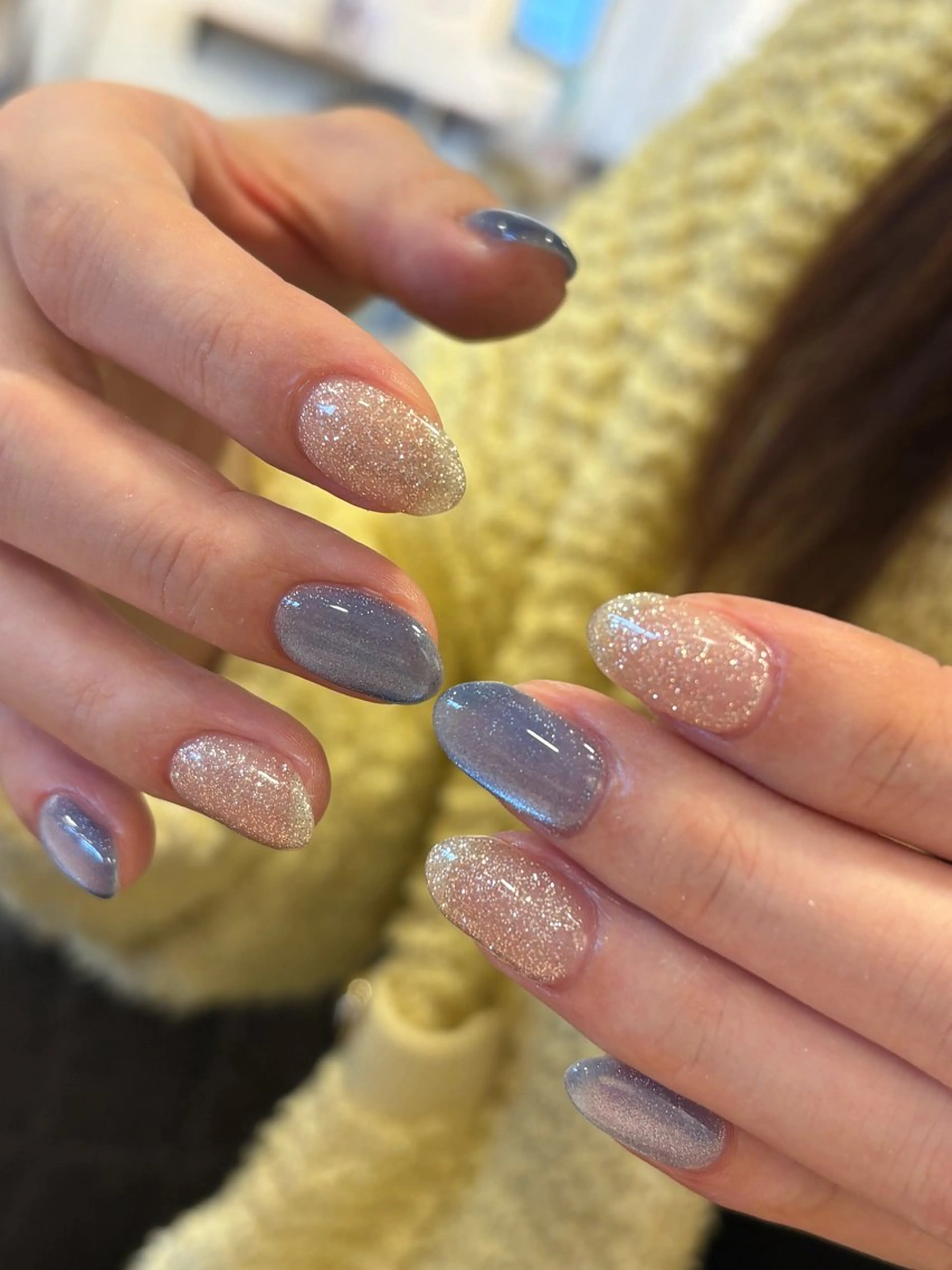 ネイル フラッシュネイル ジェルネイル マグネットネイル TRU Hinaのネイルデザイン