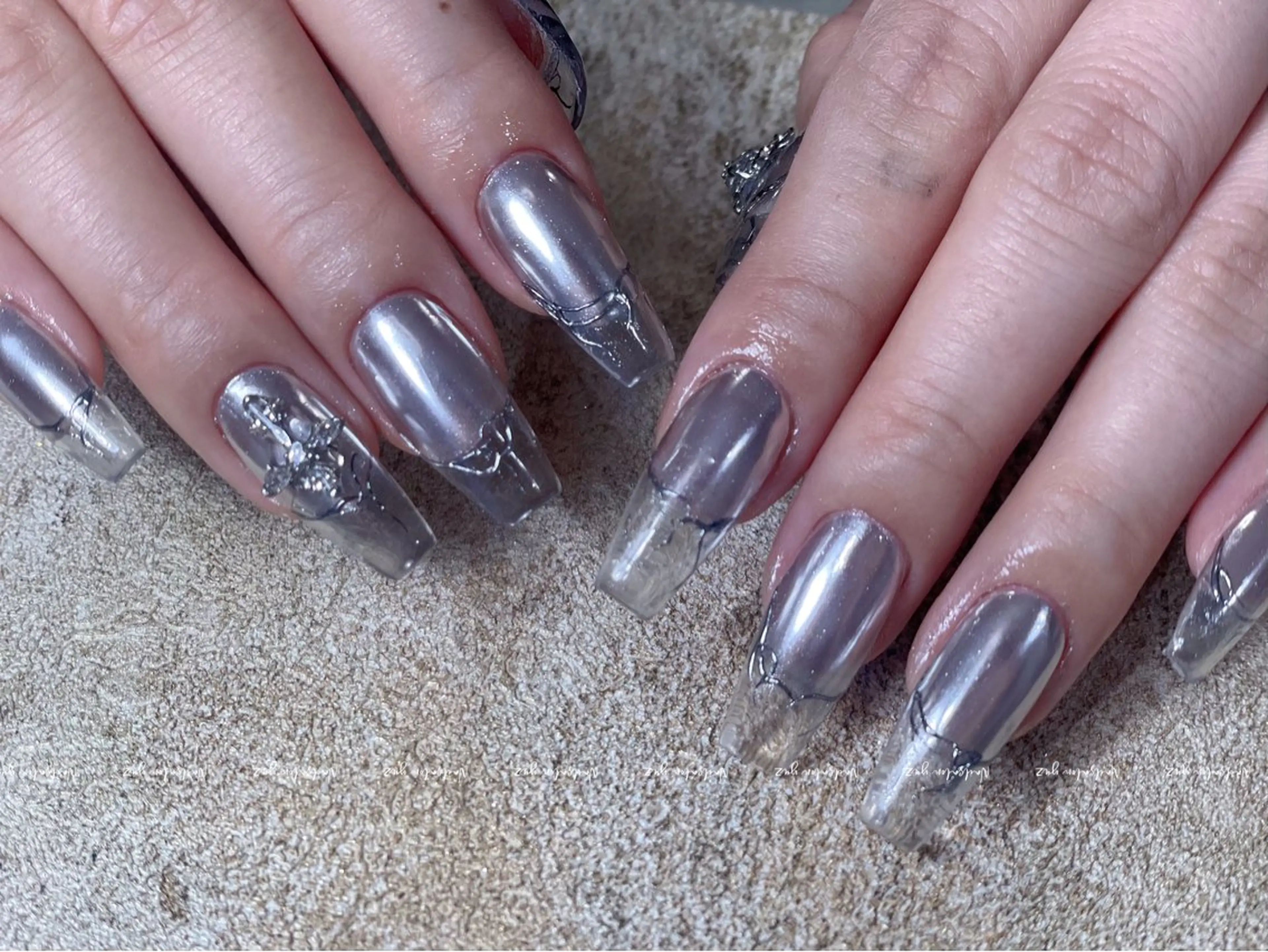 ネイル ハンドネイル MAKI💚💚💚 秋葉原.のネイルデザイン