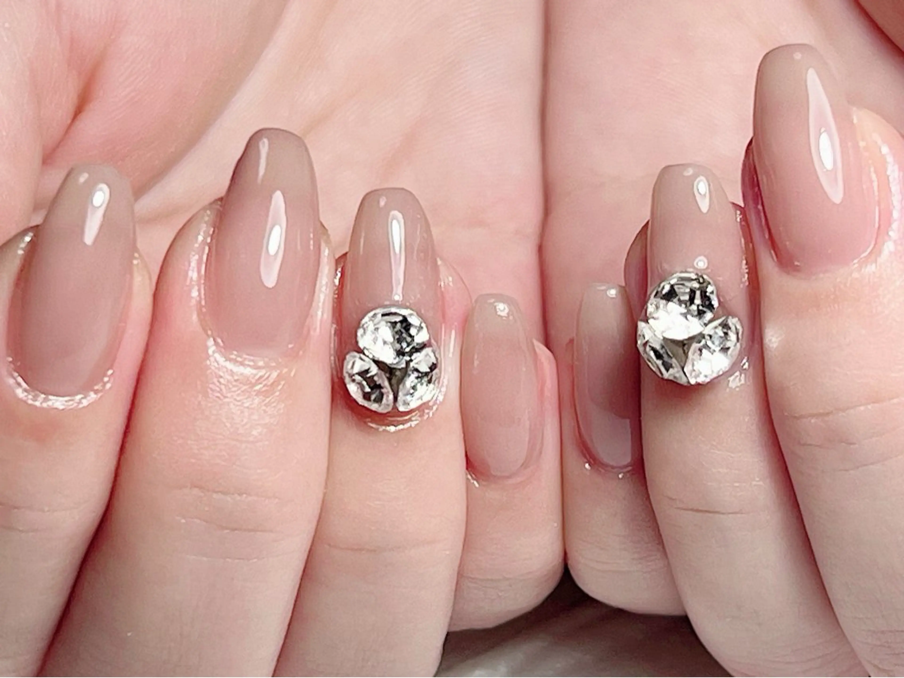 長さだし10本ワンカラーorラメグラの写真