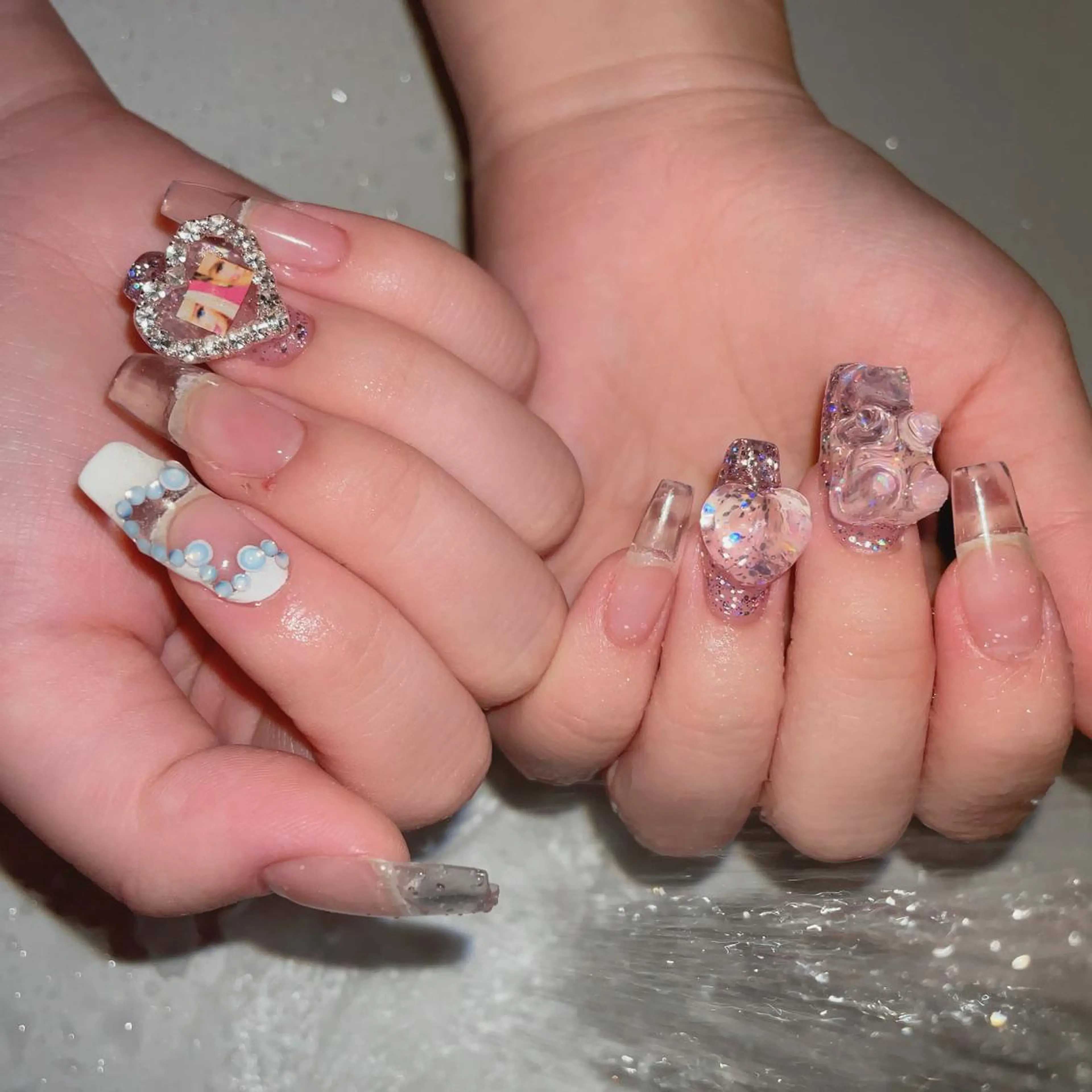 セミロング ⛓Miyu ⛓のネイルデザイン