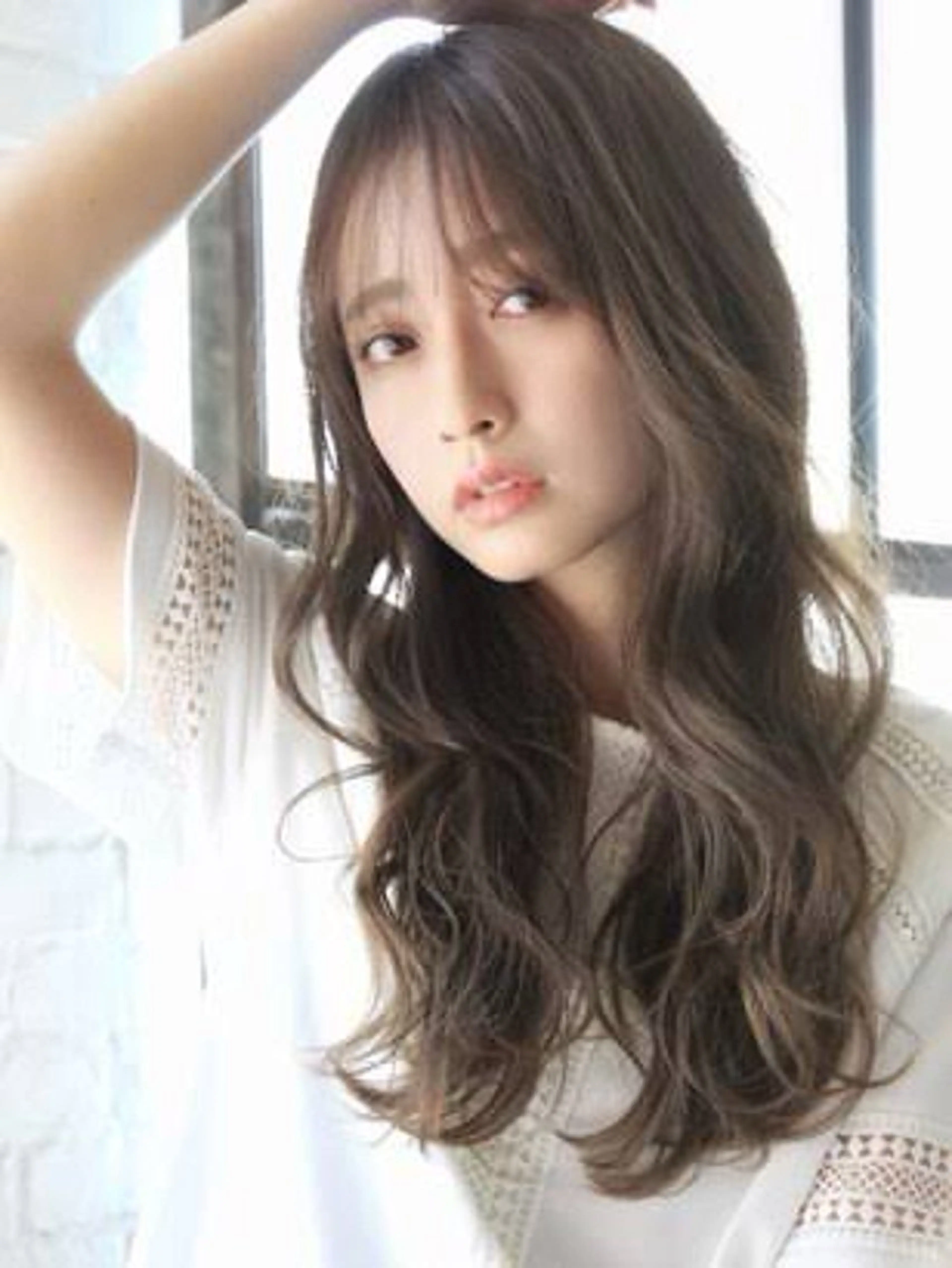 ロング パーマ ロング ☆レディースショート ☆吉崎☆のヘアスタイル