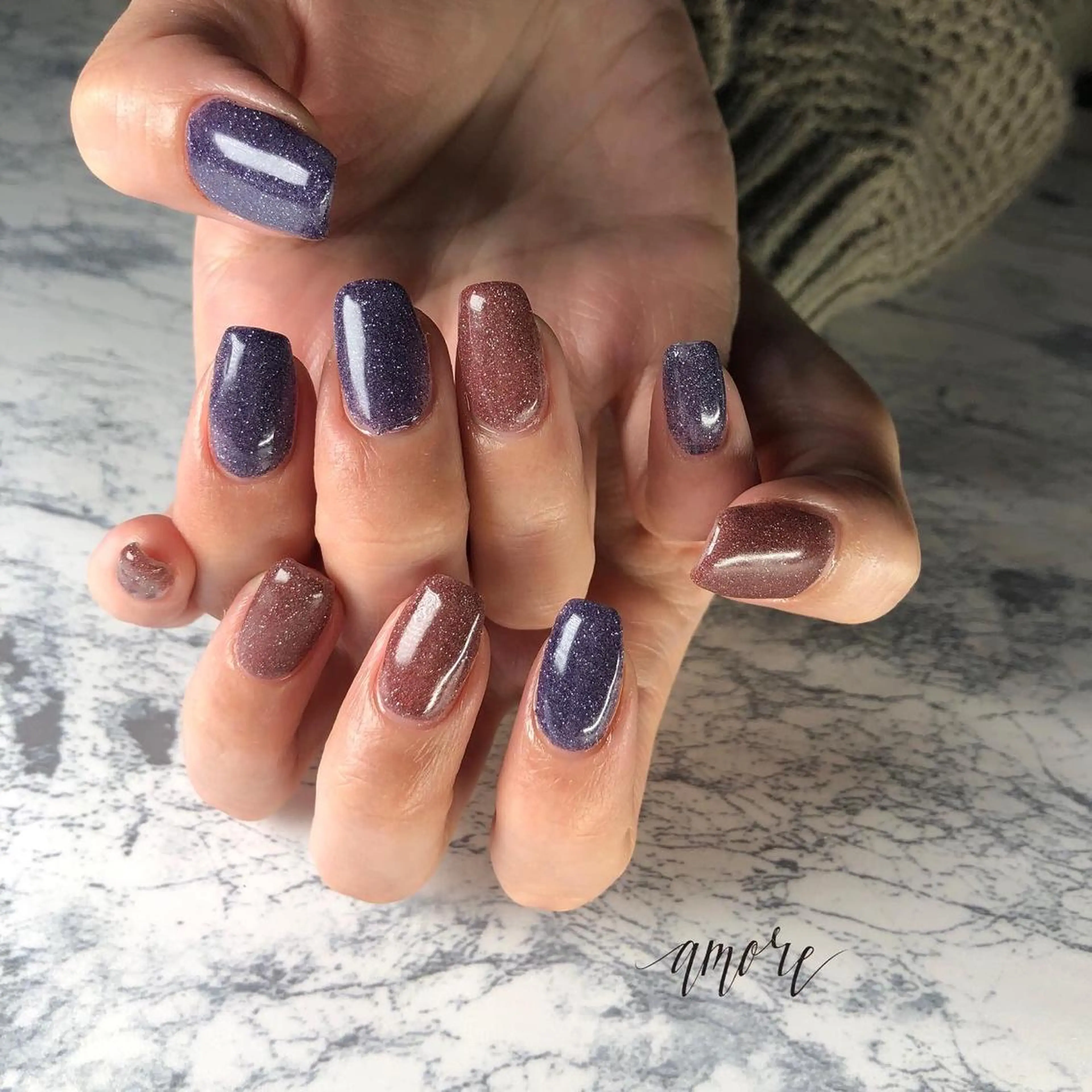 ネイル ジェルネイル 氷ネイル・うるうるネイル マグネットネイル ミラーネイル ニュアンスネイル You kyehwaのネイルデザイン