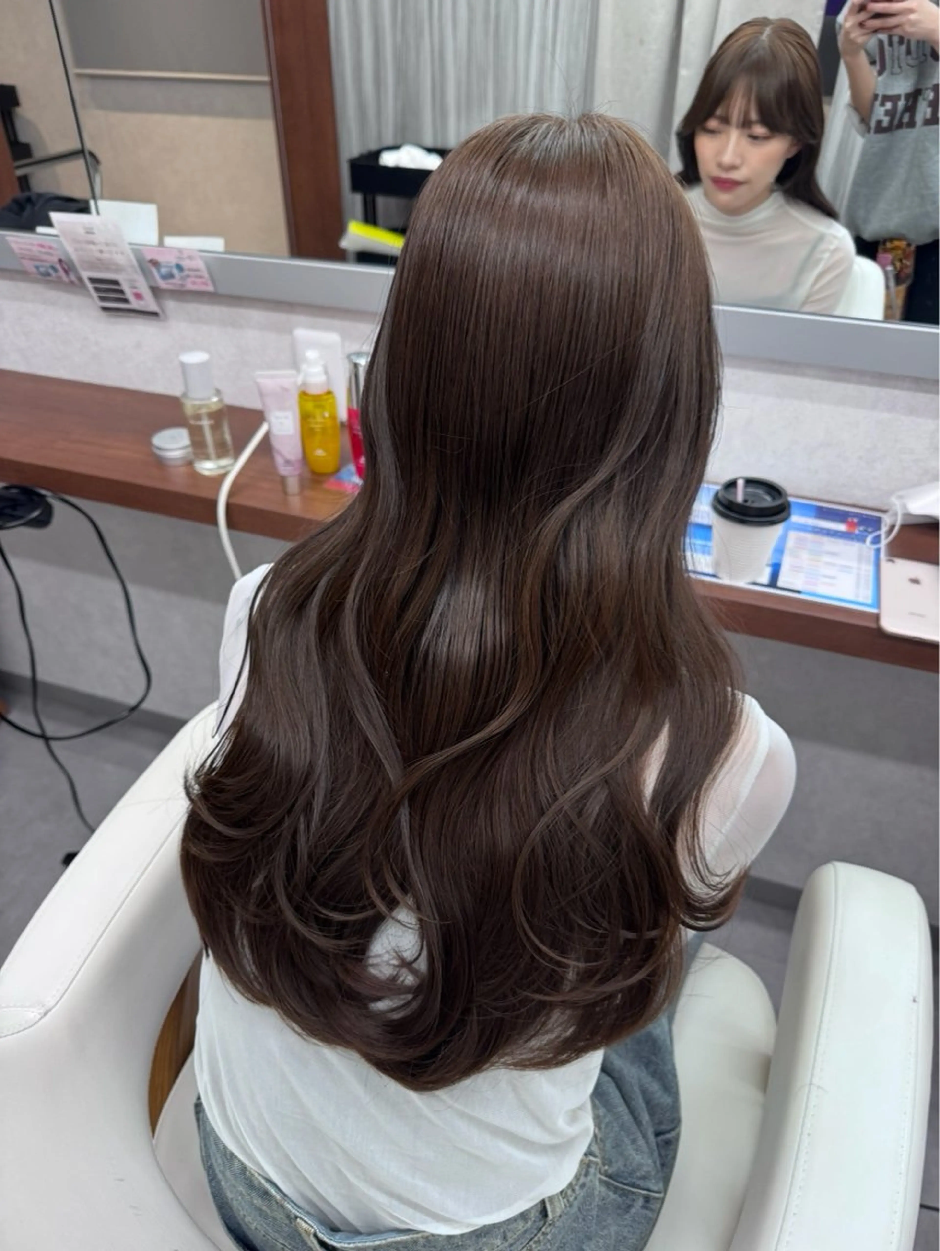 セミロング トリートメント 堀江 真維のヘアスタイル