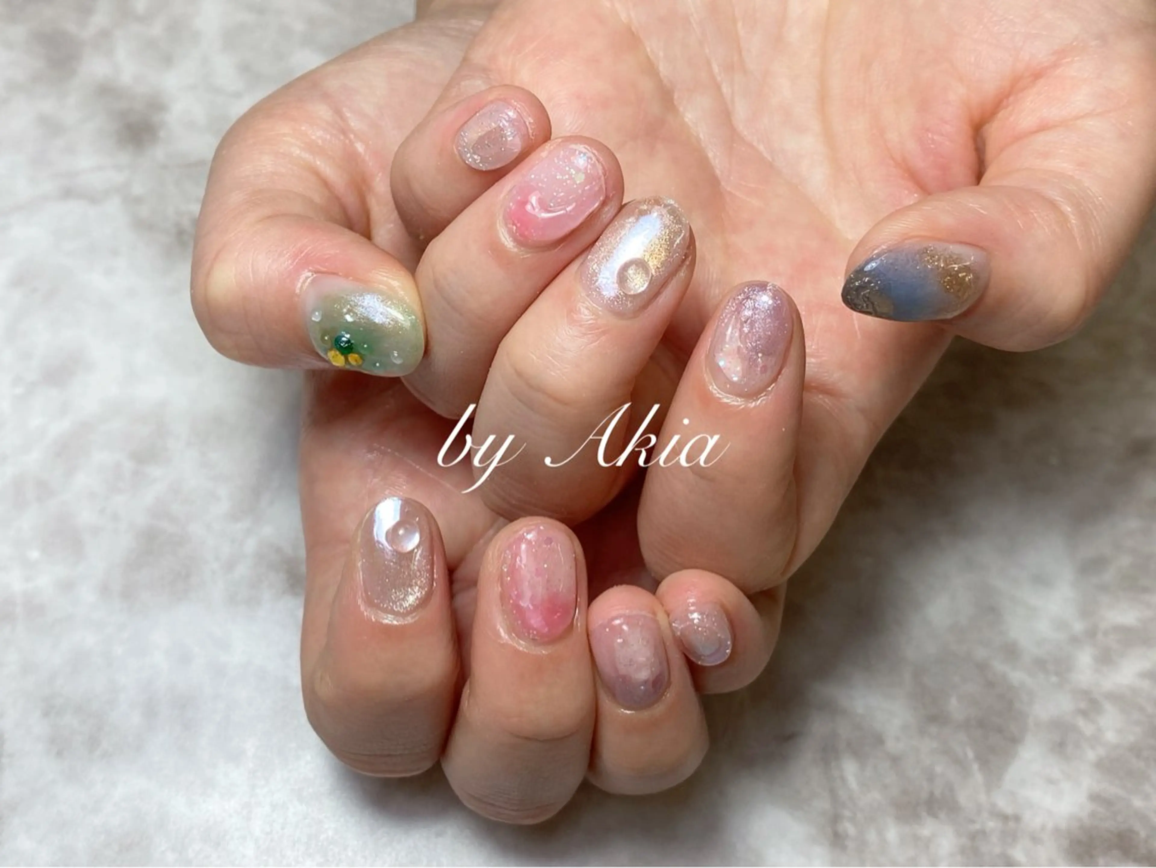 ネイル w wのネイルデザイン