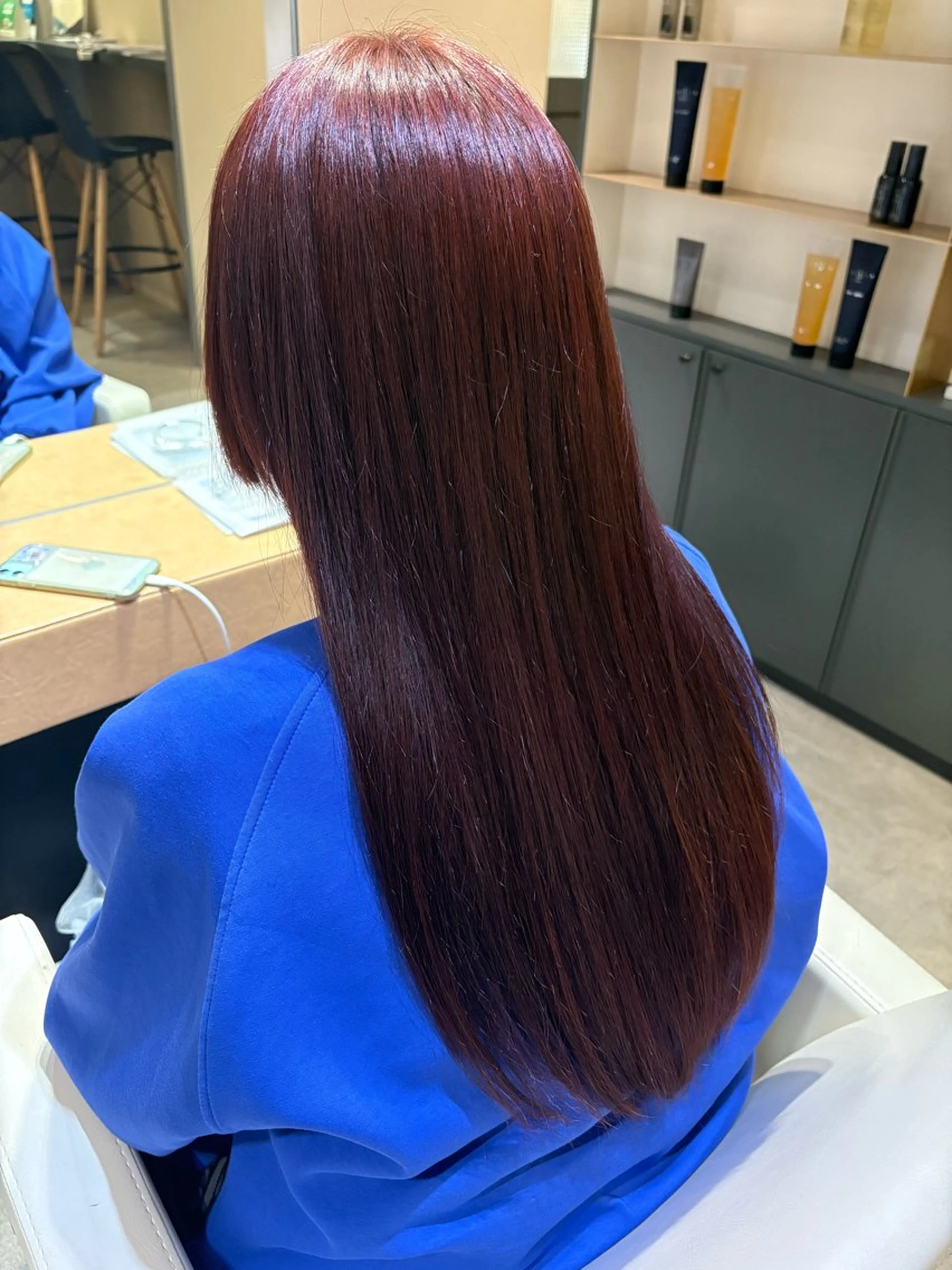 カラー ボルドーカラー ブラウンカラー ヘアカラー grace by afloat梅田店所属・あかね丸 _akane218_のヘアスタイル