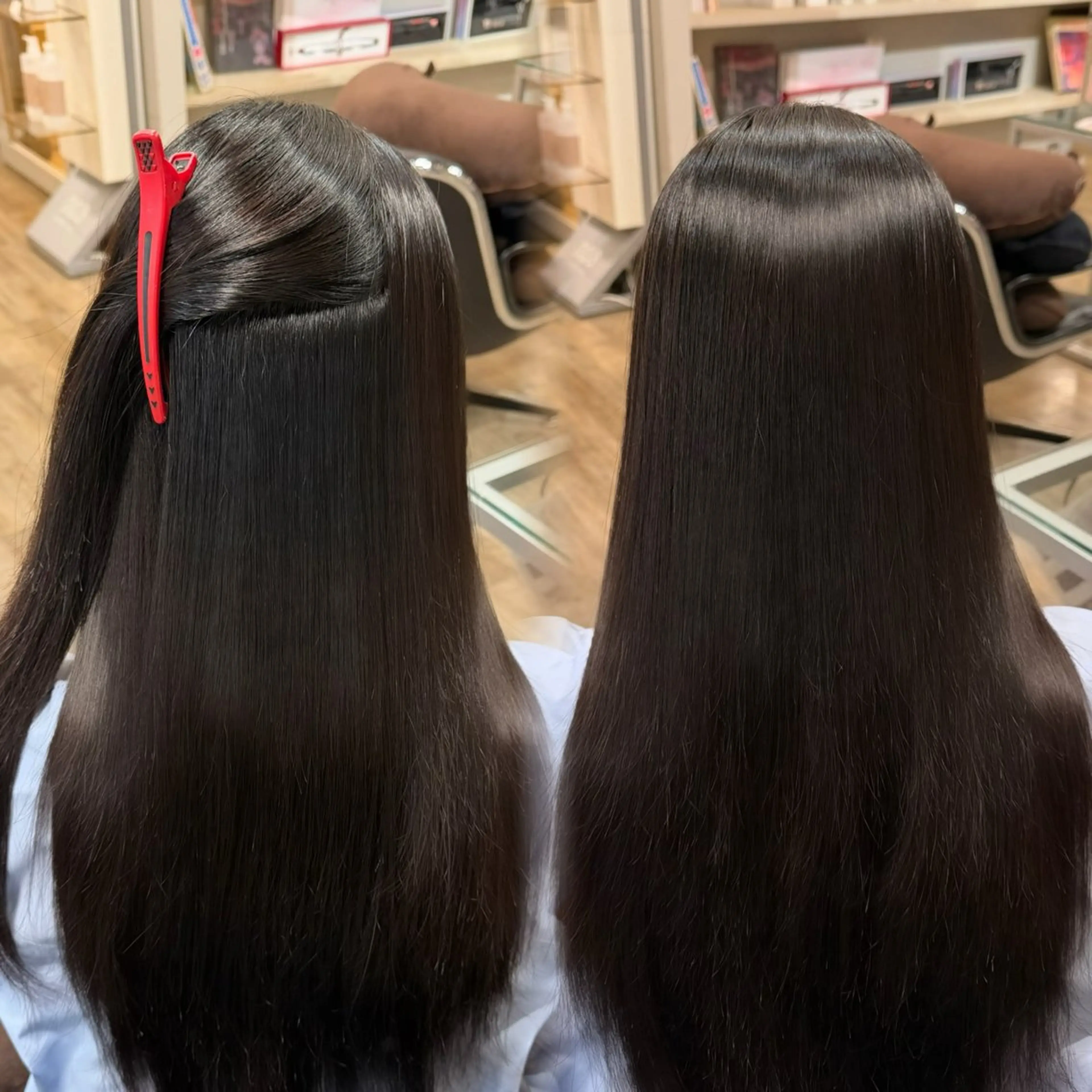 ロング 髪質改善 縮毛矯正 ヨシタニ ヒナタのヘアスタイル