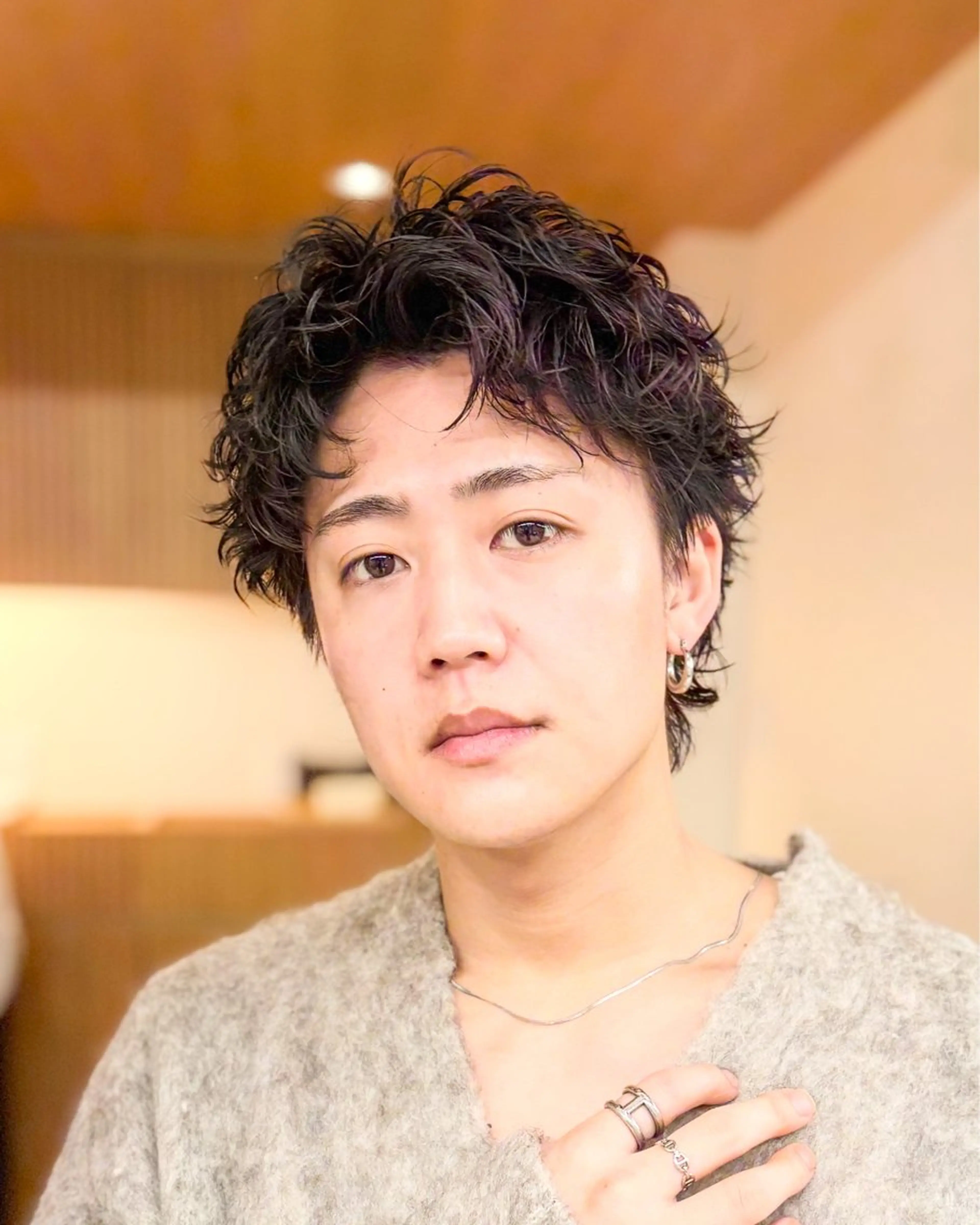 ショート メンズ ビジネス メンズパーマ スパイキーショート ショートヘア カット 【メンズ縮毛矯正】 FILMS  軍司のヘアスタイル