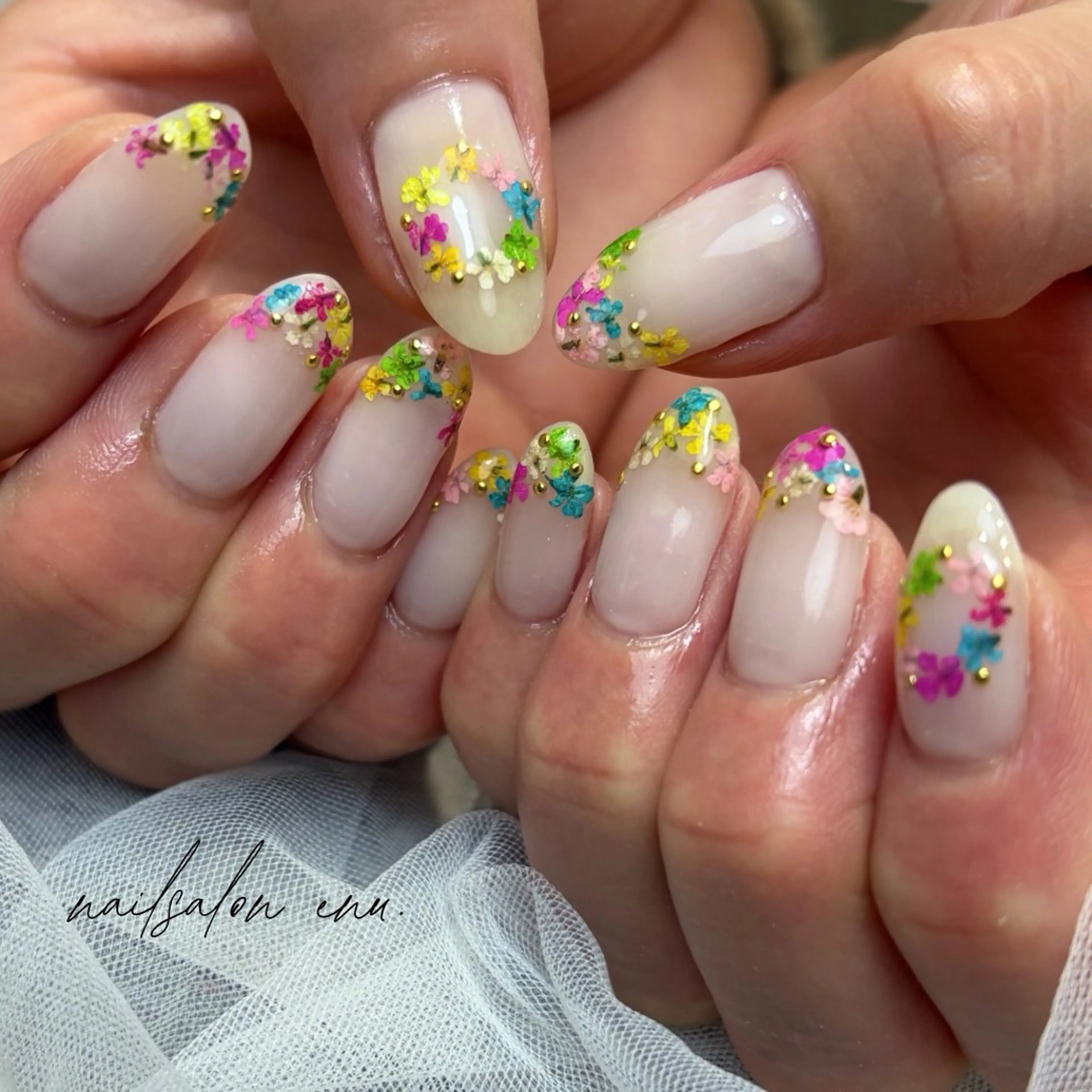 ネイル 持ち込み nailsalon enu.　miyuのネイルデザイン