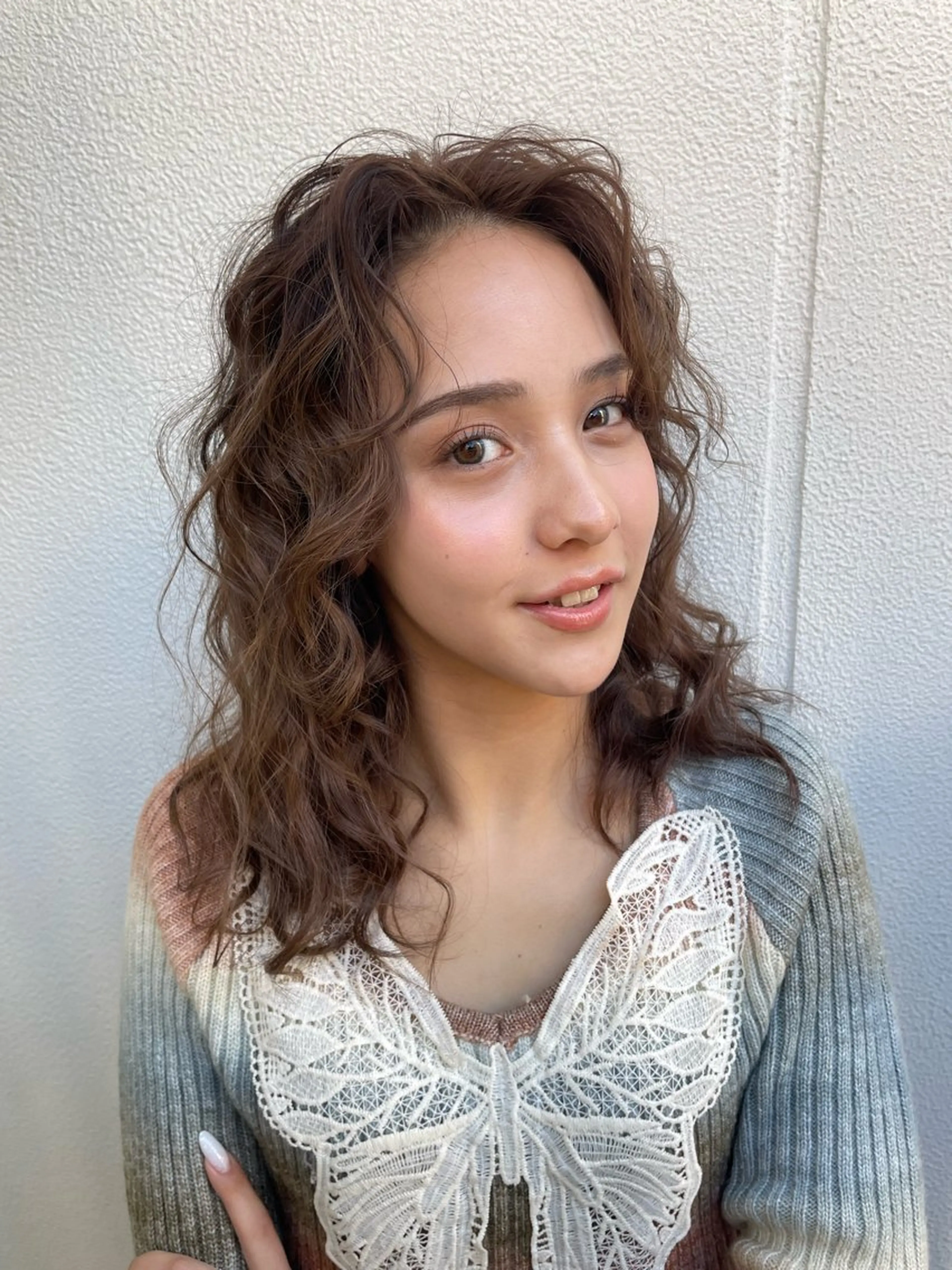 ロング カラー パーマ カット パーマ トリートメント Toiro 横浜所属・🎀レイヤー/パーマ カラー/ai🎀のヘアスタイル