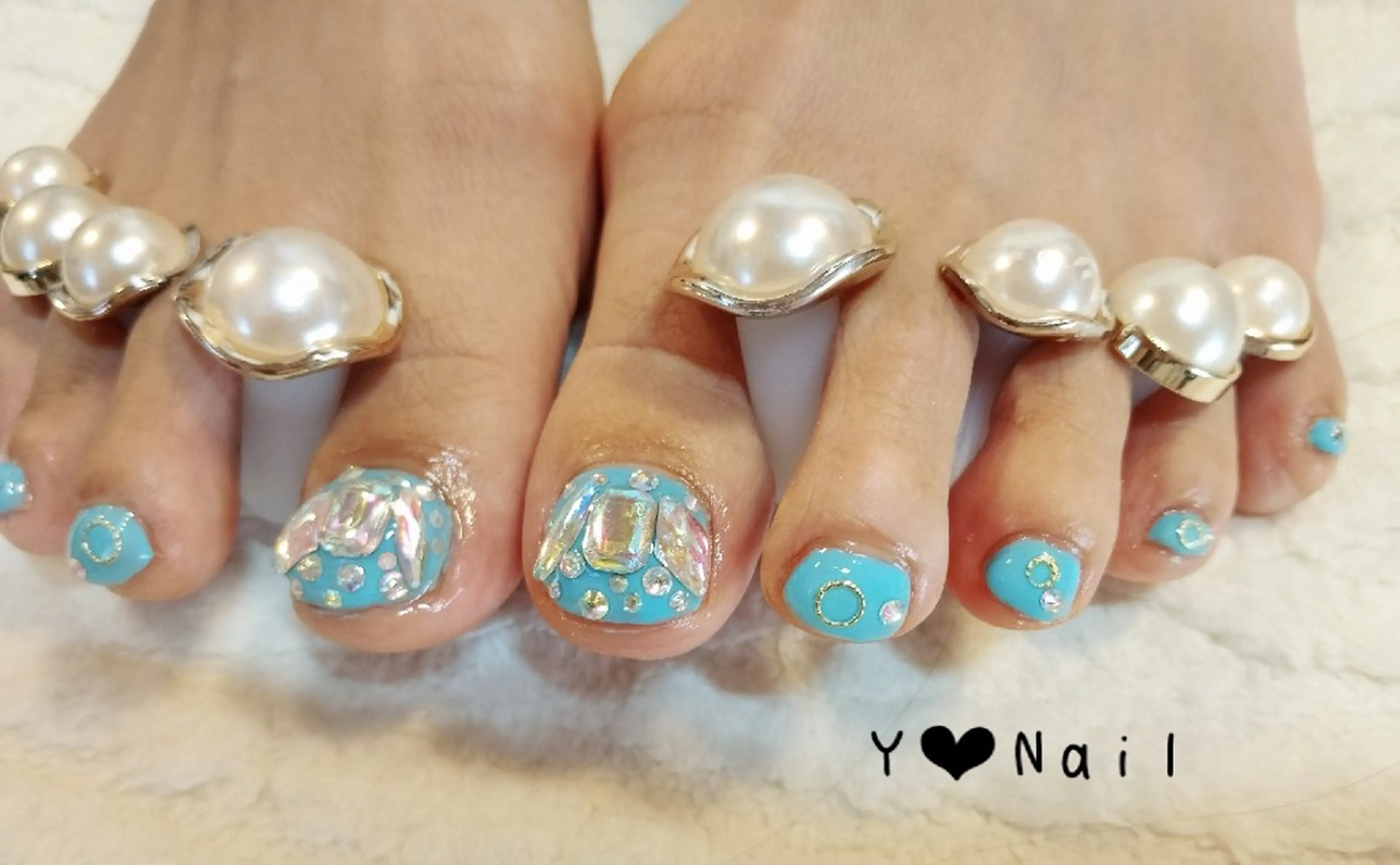 ネイル フットネイル 中島 泰子のネイルデザイン