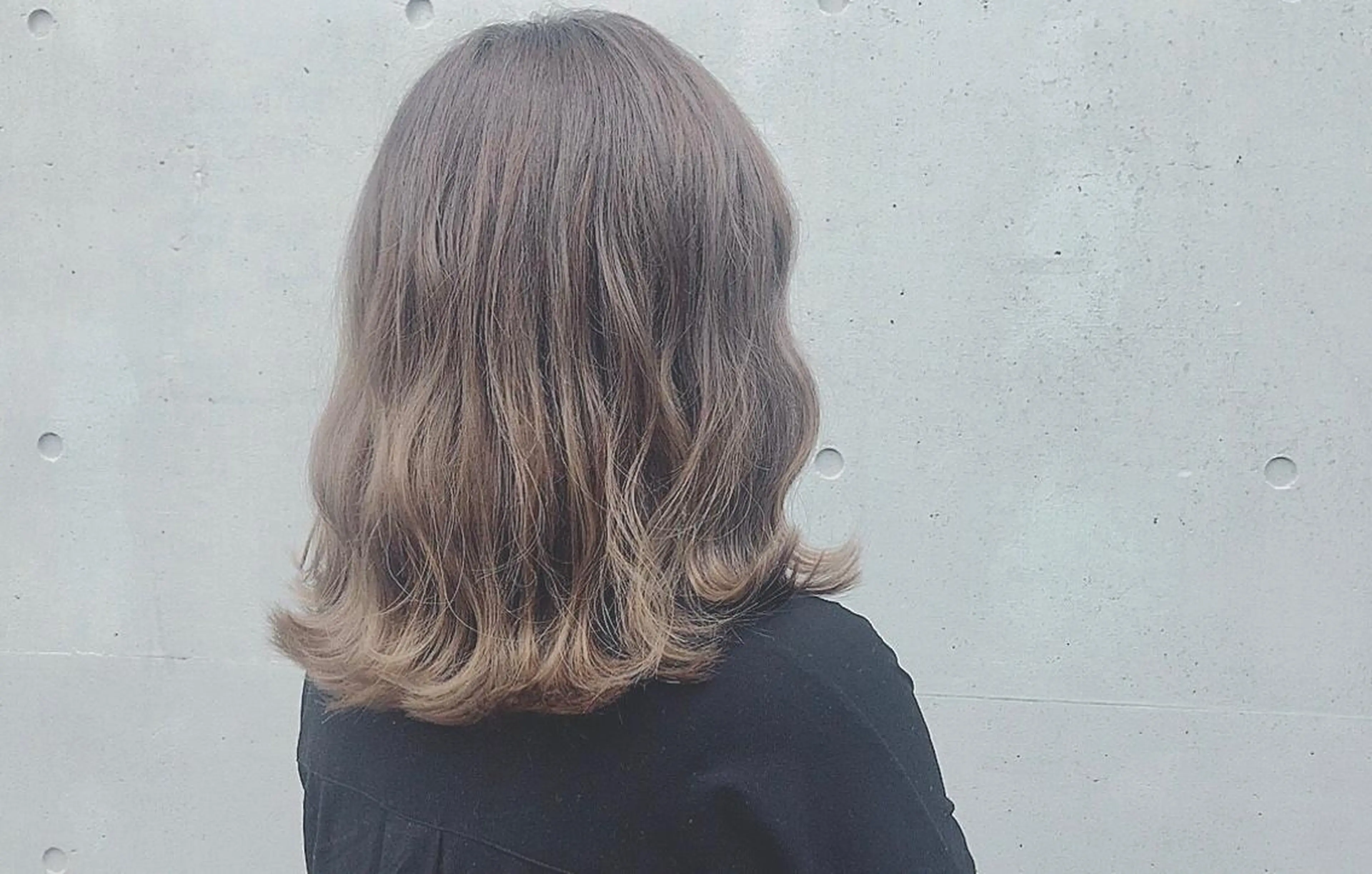 ミディアム カラー パーマ ヘアアレンジ メンズ キッズ マツエク・マツパ アッシュ ベージュカラー 田中 裕士のヘアスタイル