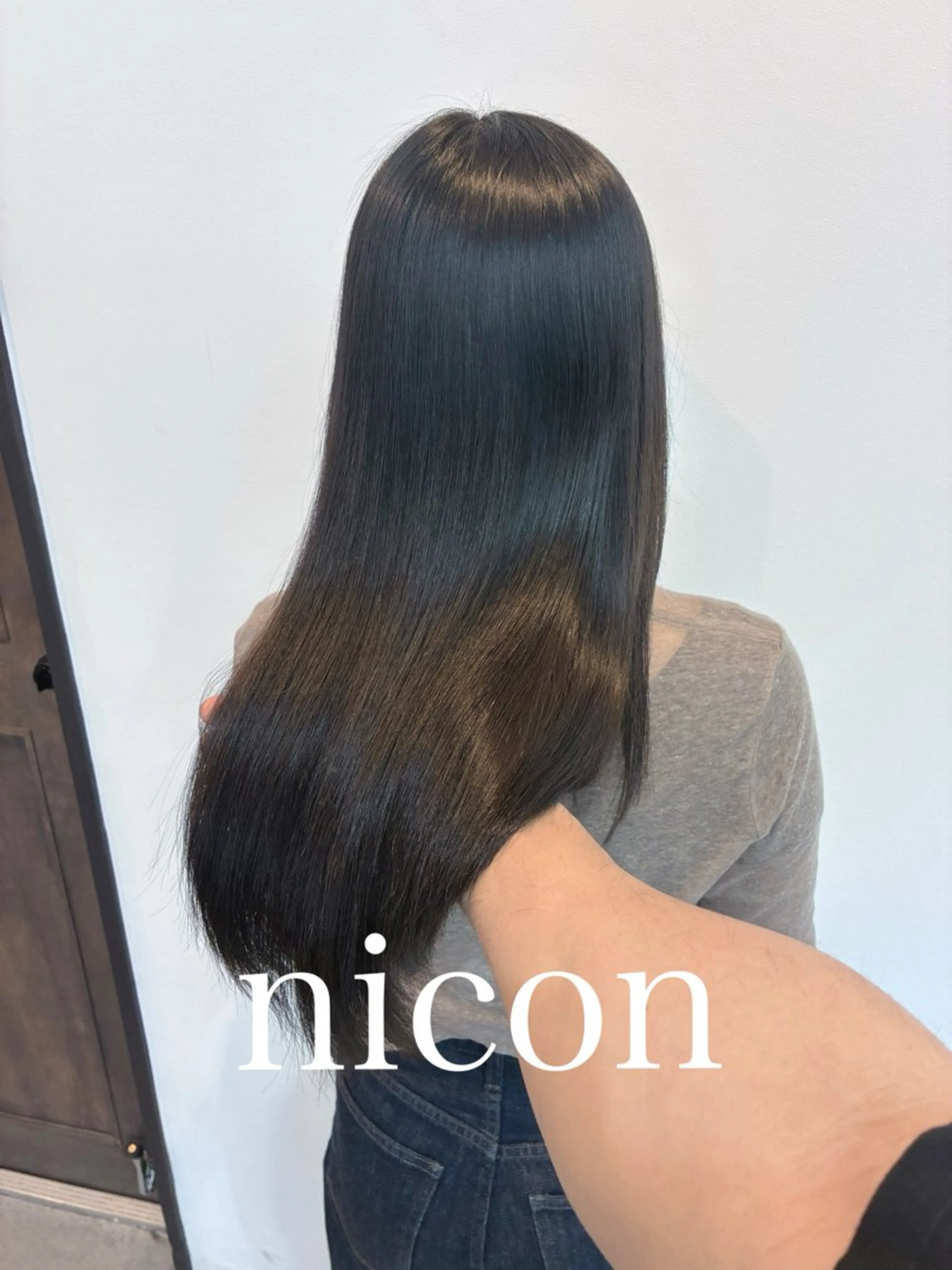 ロング カット 縮毛矯正 トリートメント 髪質改善 髪質改善カラーのヘアスタイル