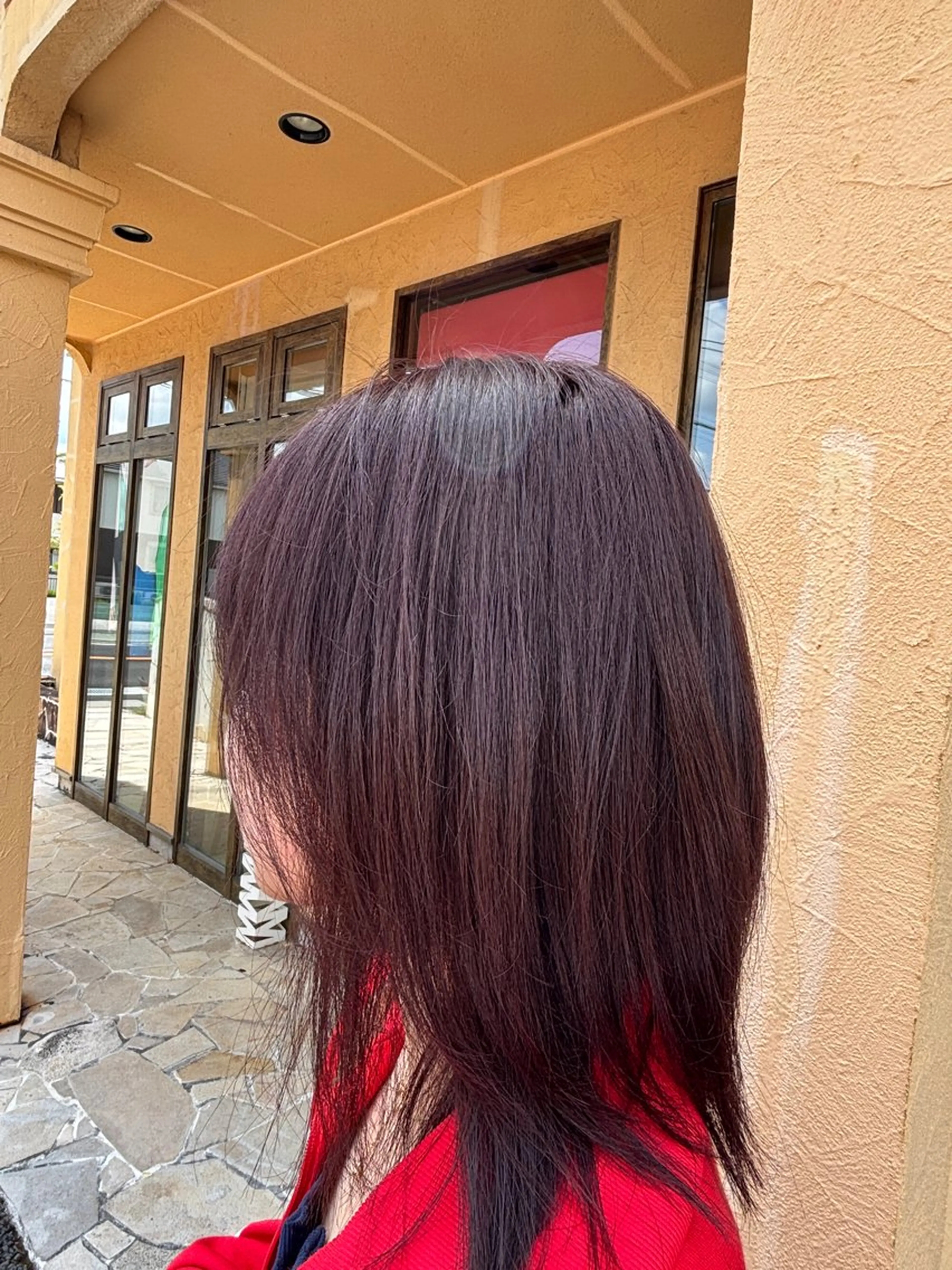 セミロング レッドブラウン ヘアカラー Taiyou ☀️のその他イメージ