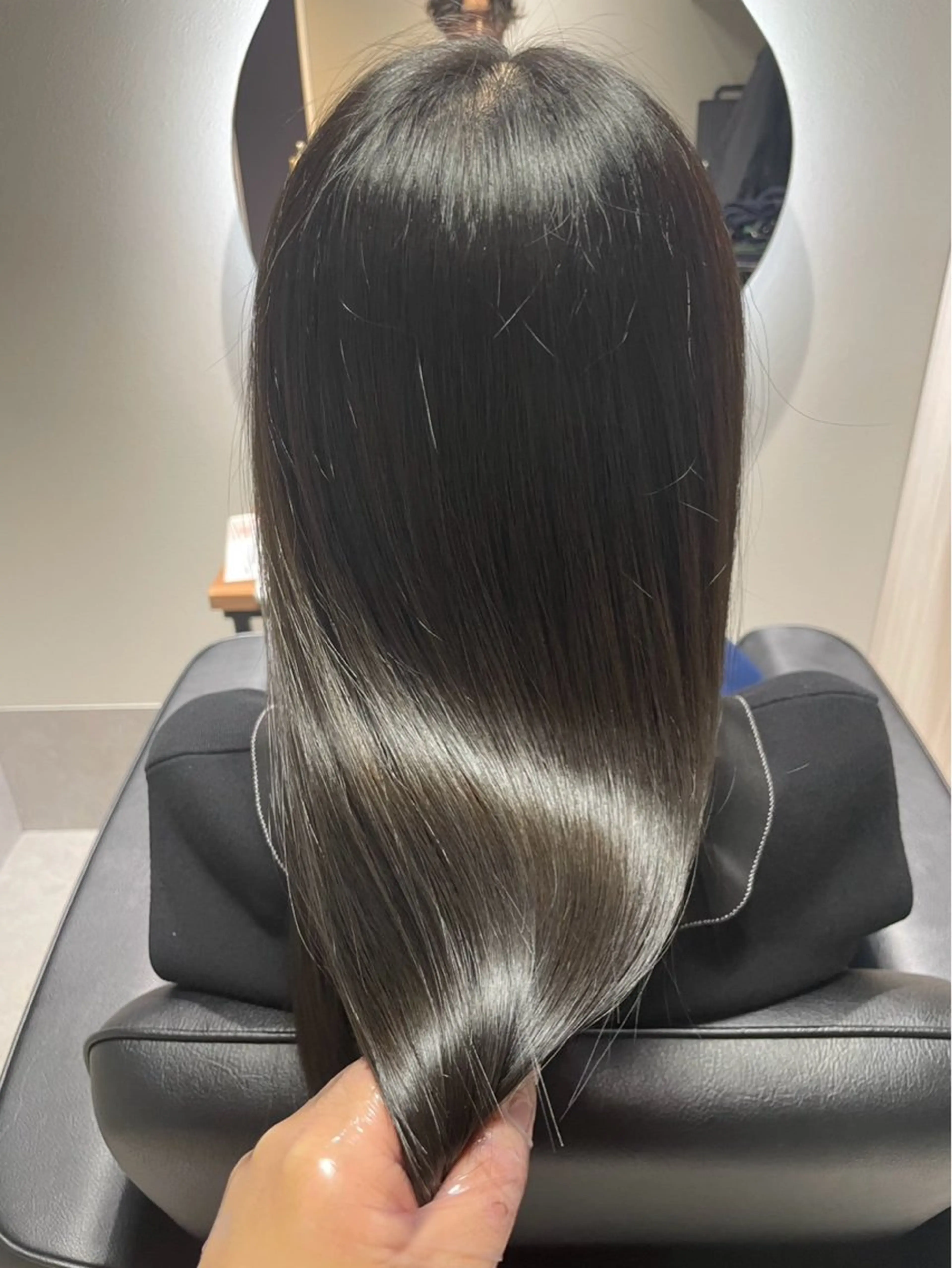 ロング カラー トリートメント ヘアカラー トリートメント かんた /百道浜・髪質改善のヘアスタイル