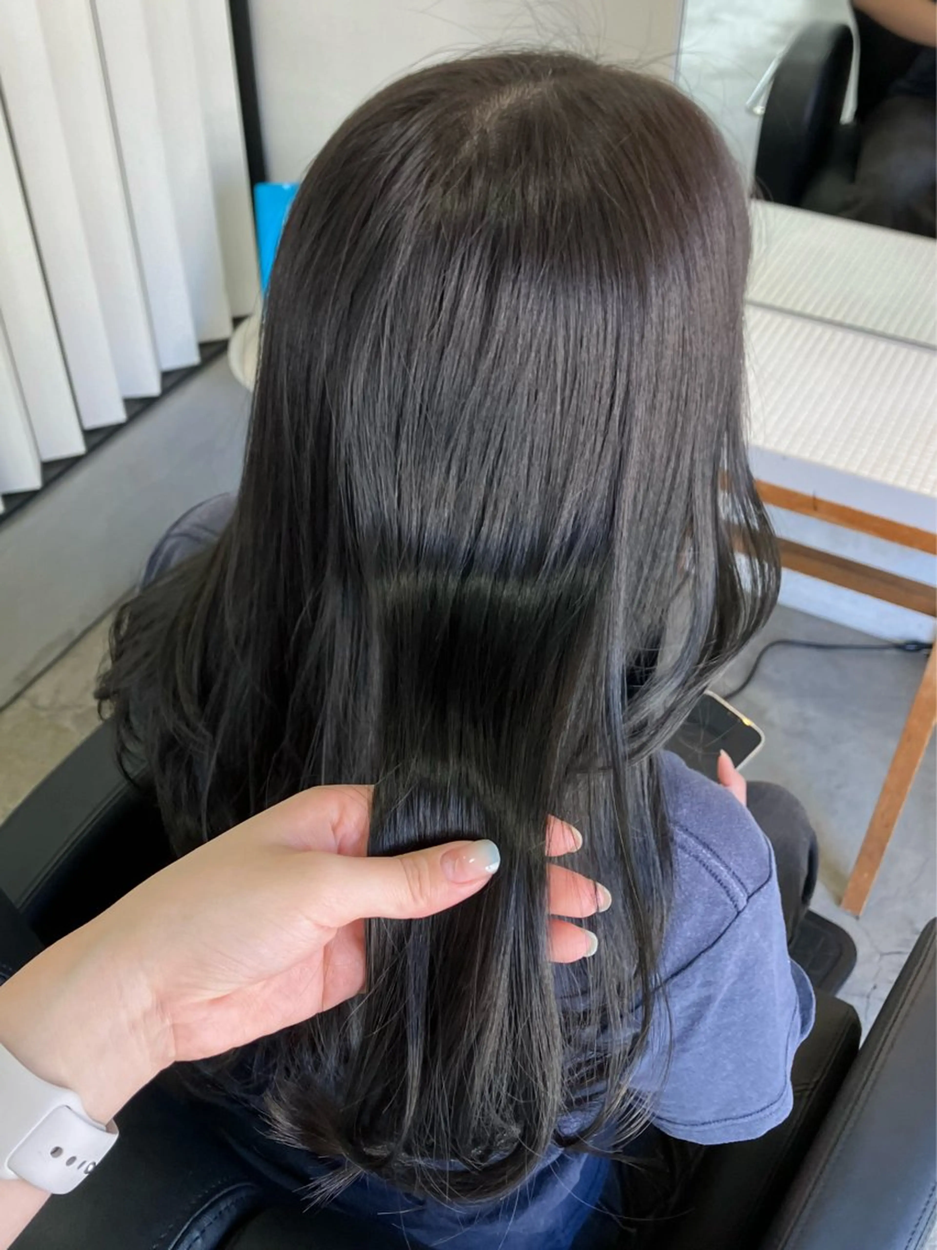 カラー アッシュ アッシュグレー 透明感カラー バイオレットカラー ヘアカラー 🎀透明感カラー🎀 Yurinoのヘアスタイル