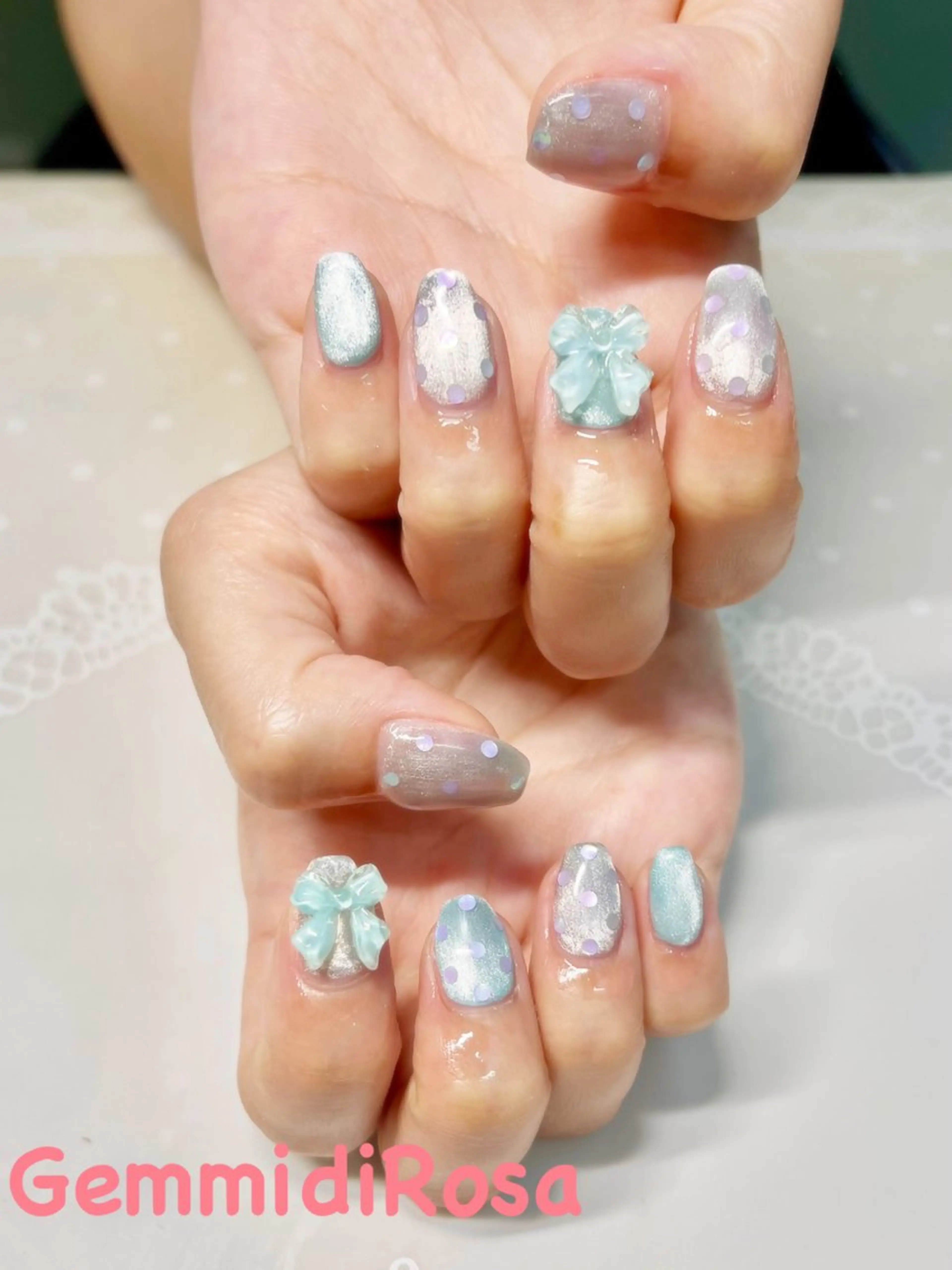 ネイル ハンドネイル 新宿ネイルサロン ジェミディローサのネイルデザイン