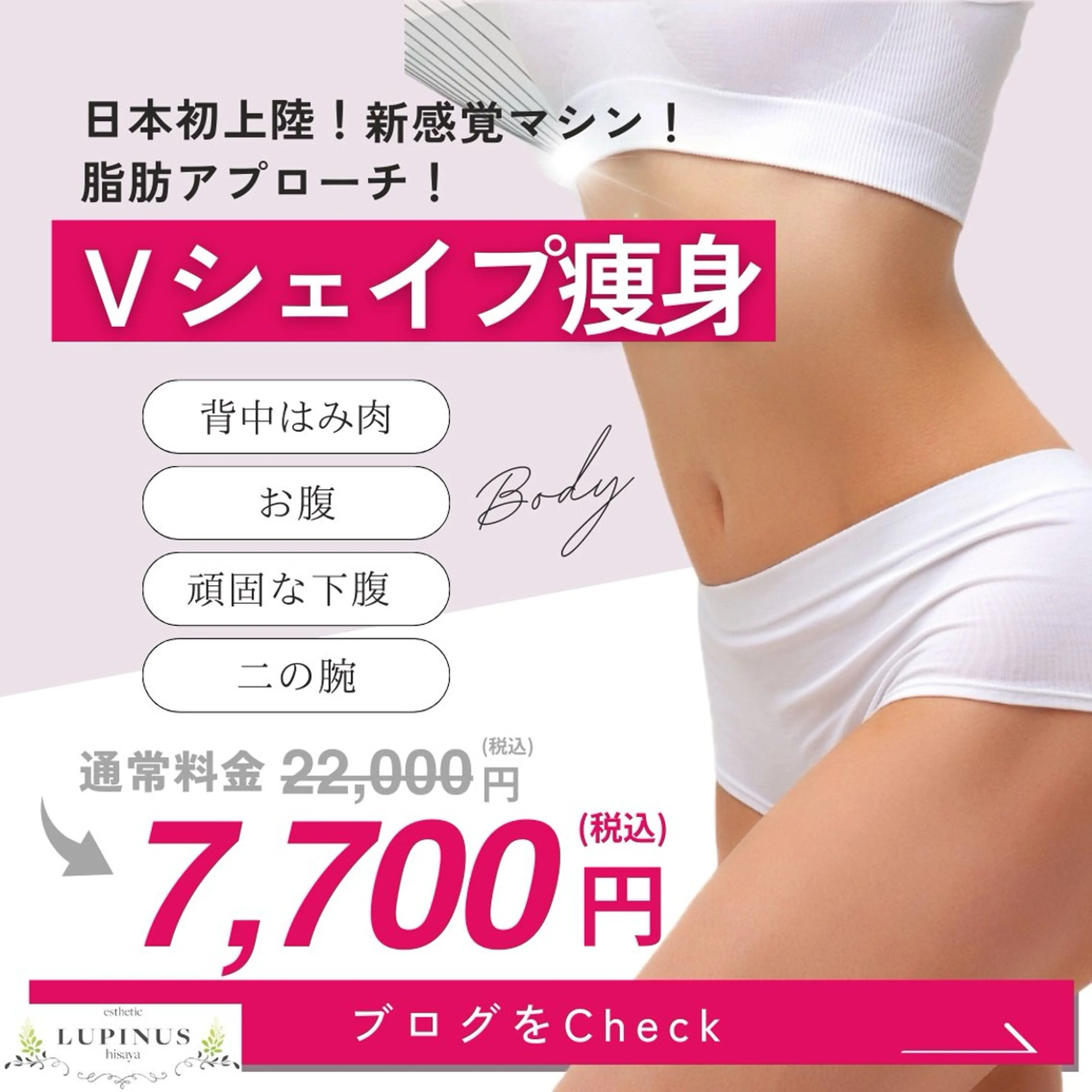 🪞美容応援キャンペーンꉂꉂ📣🪞★【お腹・背中・二の腕★Ｖシェイプ痩身】国内初上陸！驚異のサイズダン¥22000→の写真