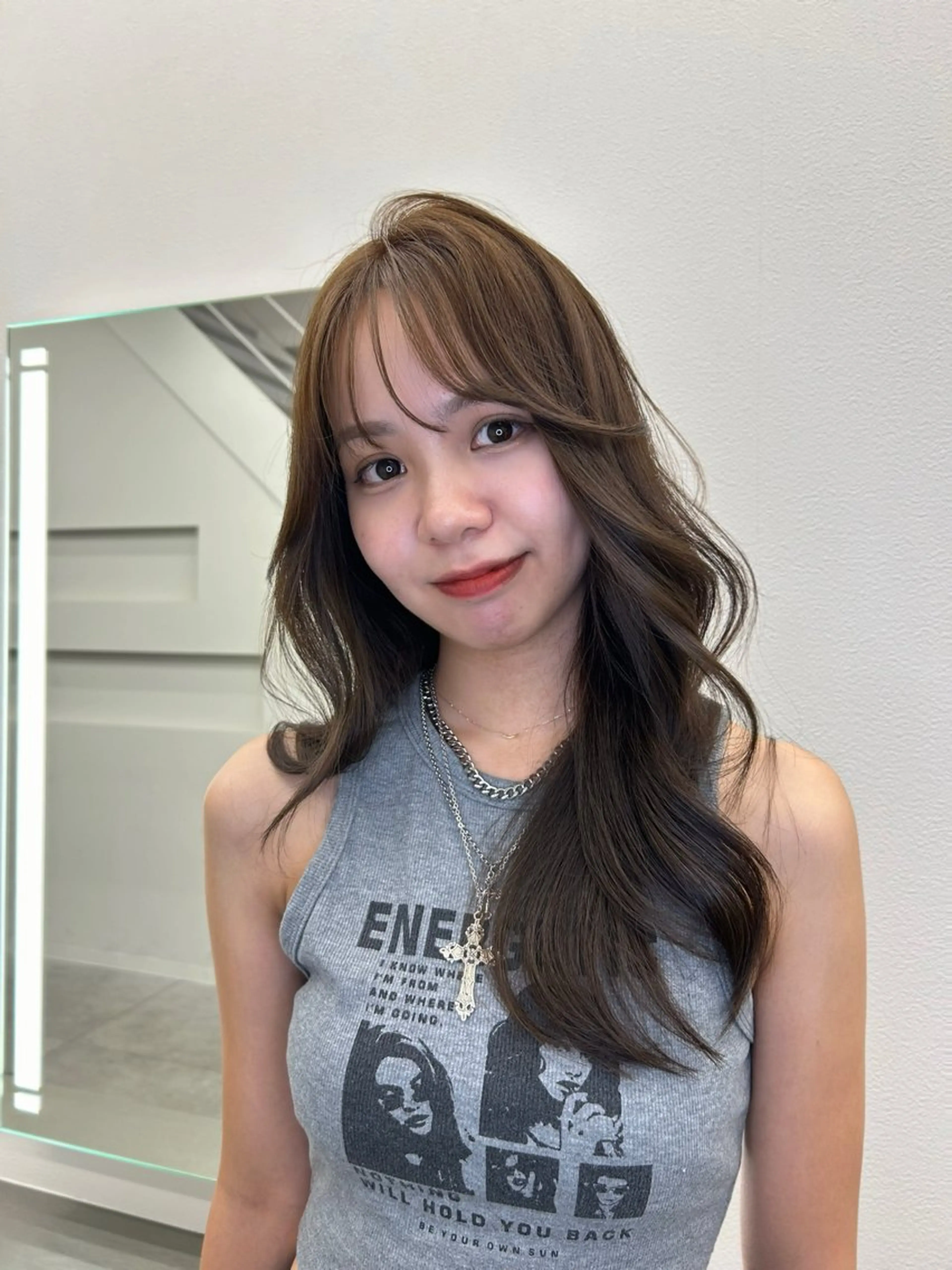 ロング レイヤーカット カット ヘアカラー トリートメント 大人レイヤー/艶美髪 🇺🇸TOMONAのヘアスタイル