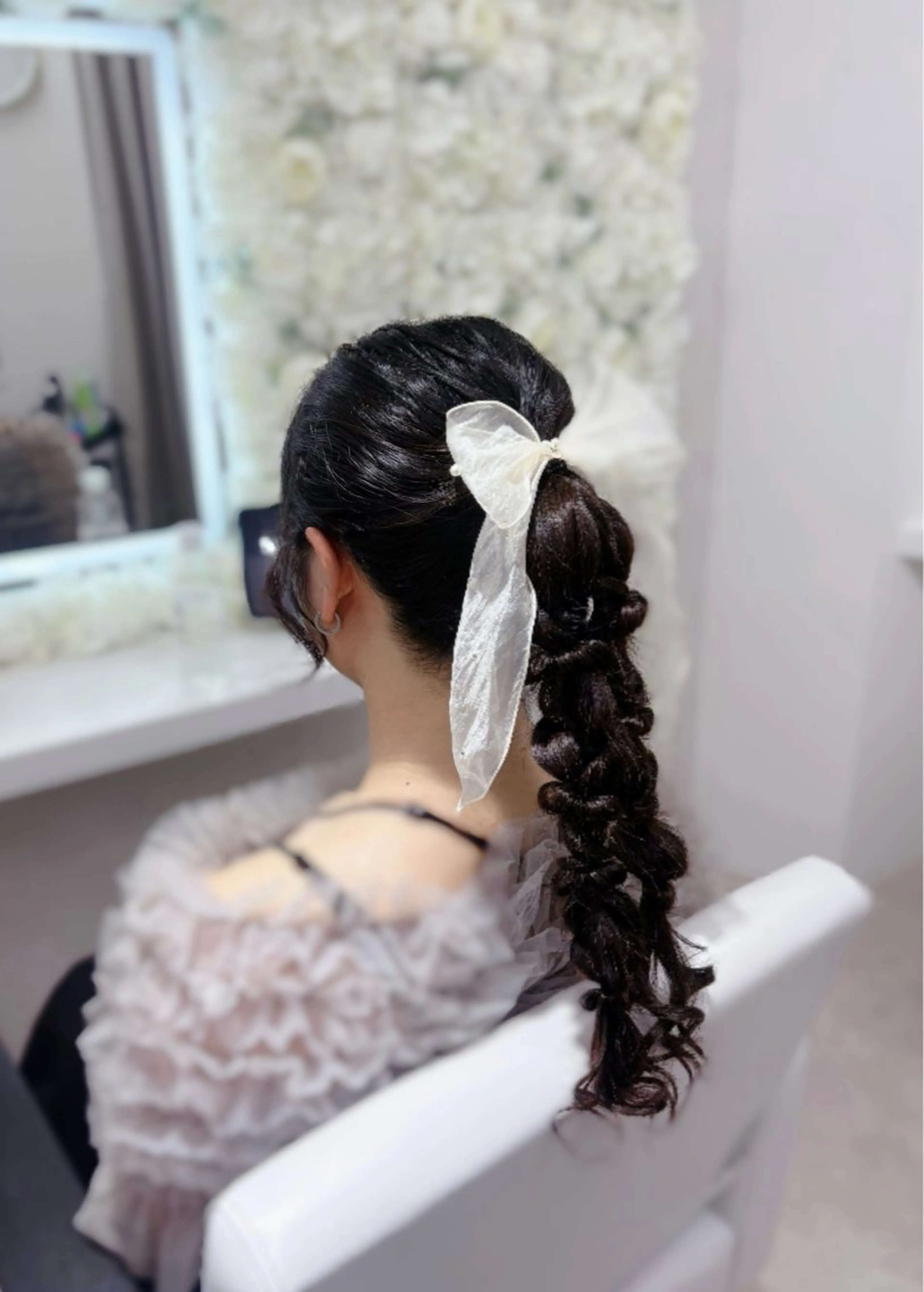 結婚式お呼ばれ/パーティーヘア🕊️の写真