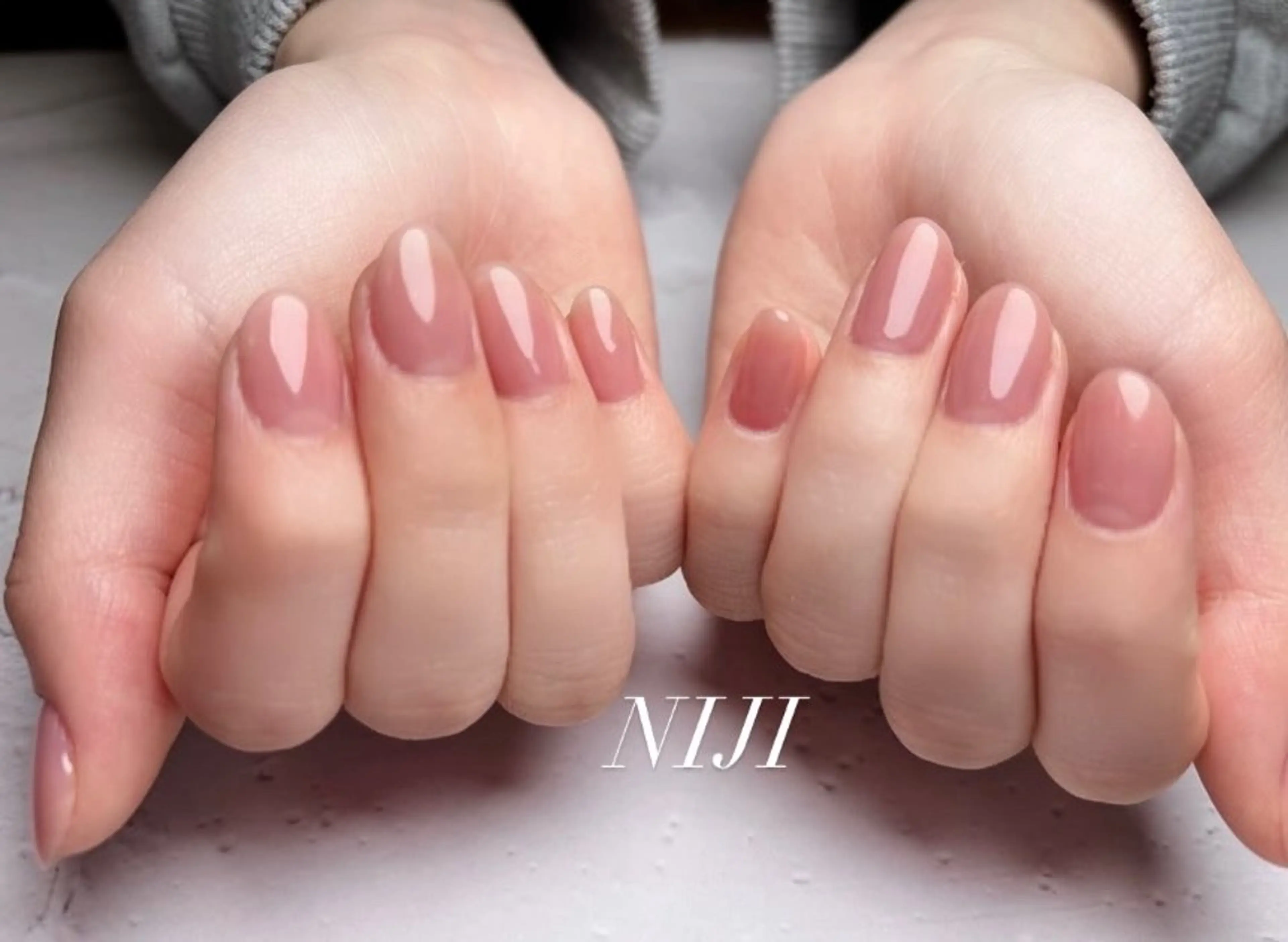 ネイル ワンカラーネイル ハンドネイル nailsalon N iＪｉのネイルデザイン