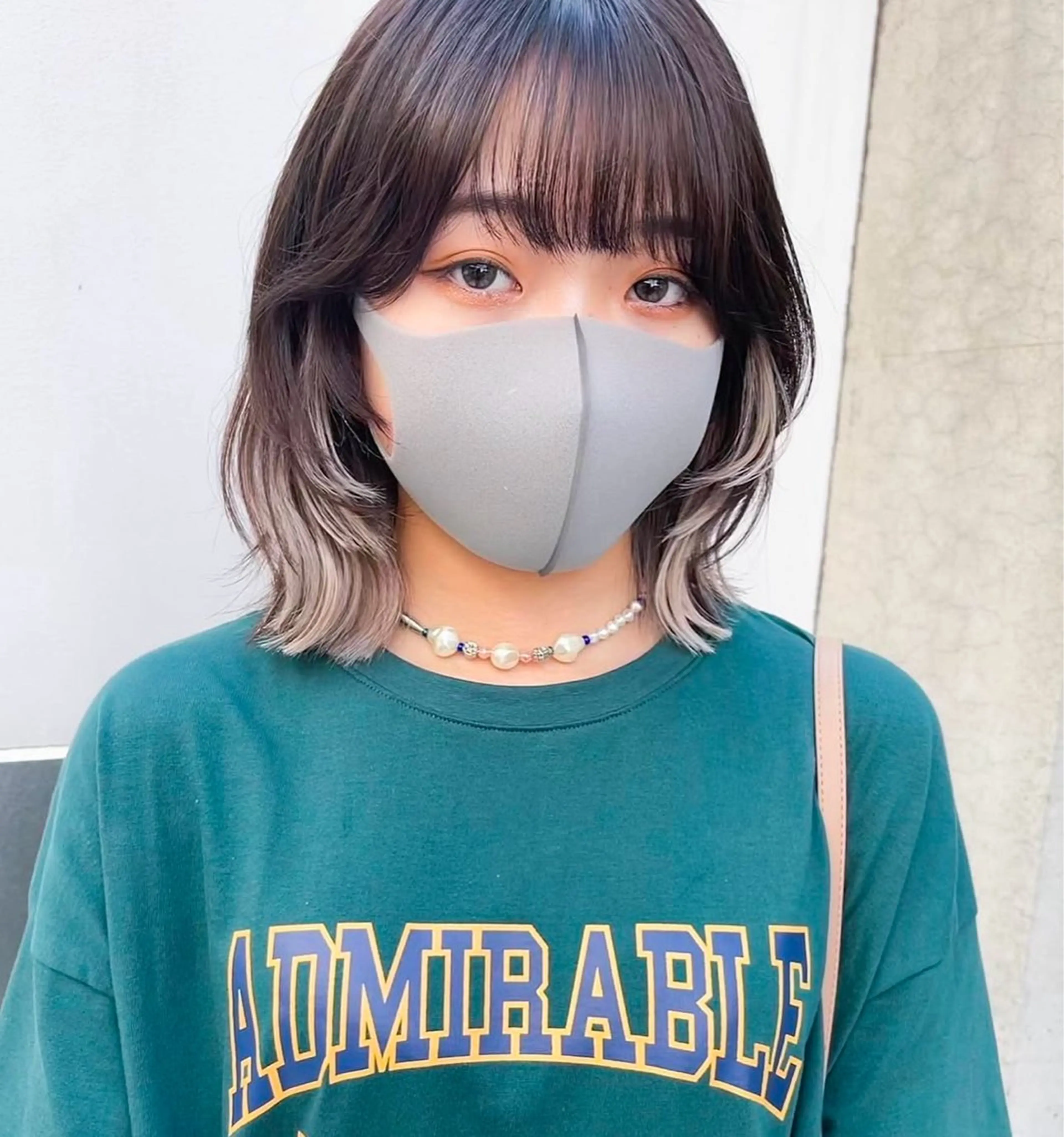 ミディアム カラー シールエクステ ハイトーンカラー エクステ エクステ 似合わせヘア 💐たかさきかなこのヘアスタイル