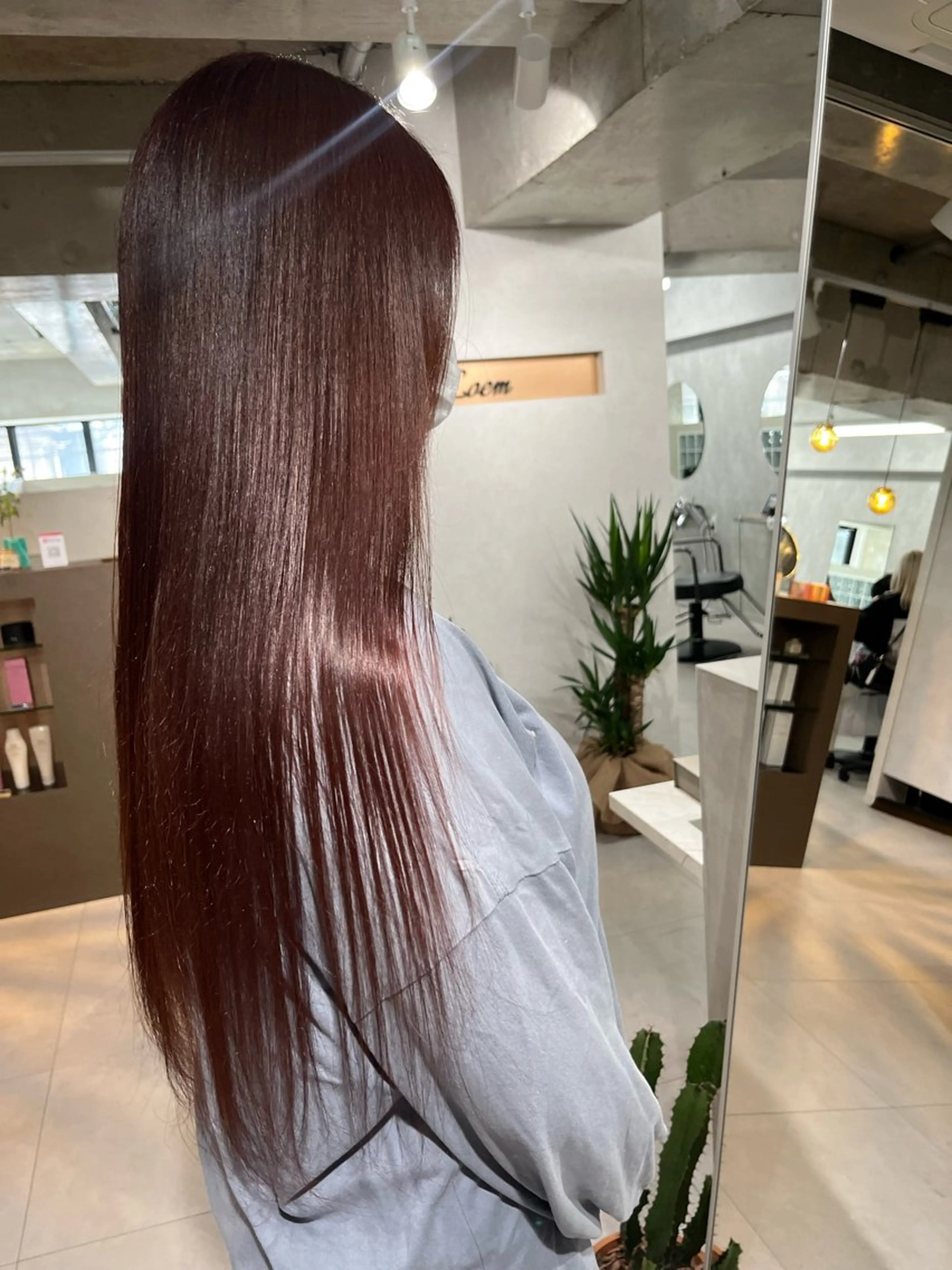 カラー ブラウンカラー ピンクカラー anon Loemのヘアスタイル