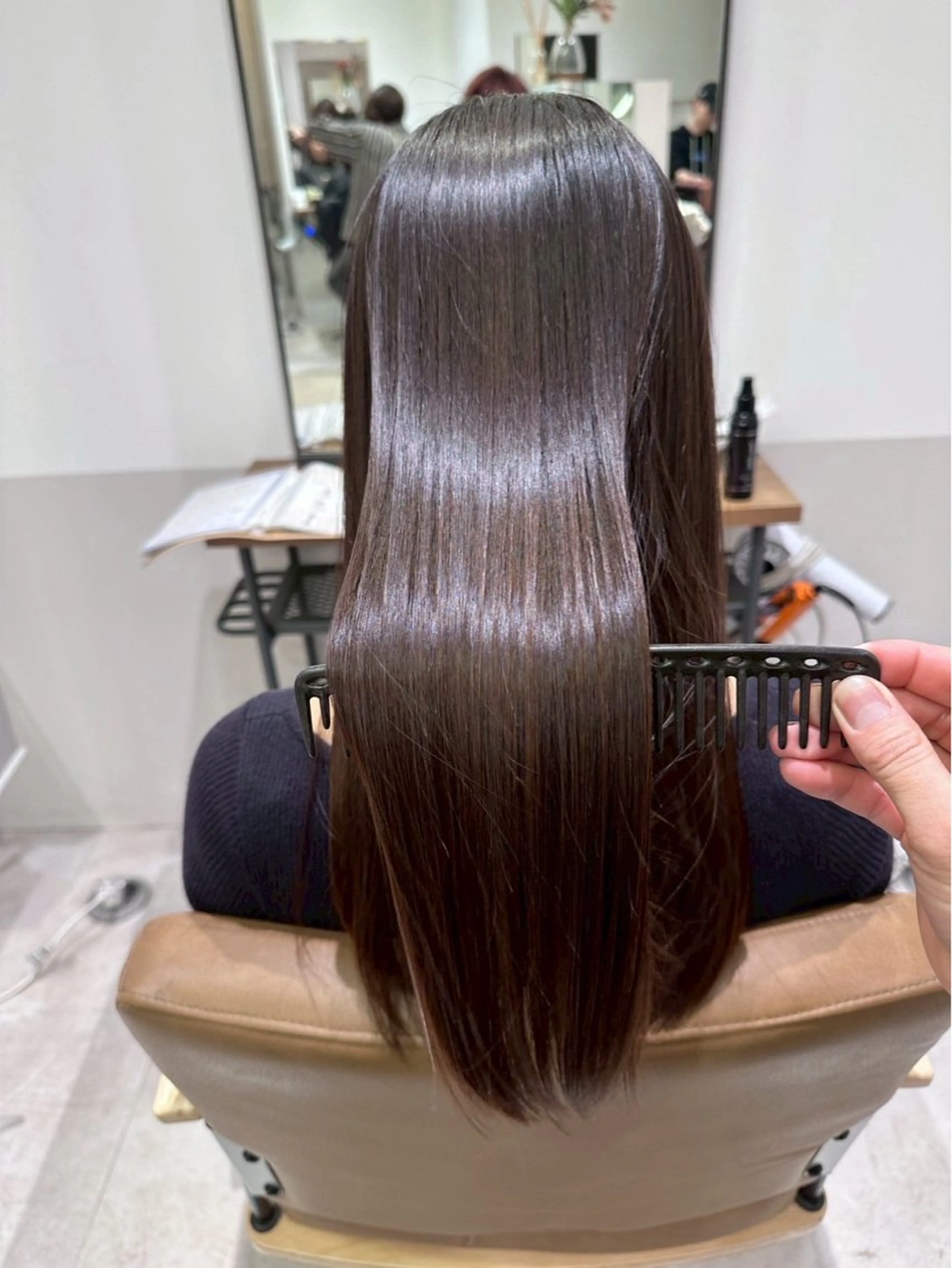 ロング 縮毛矯正 かのん /ボブ特化/大阪梅田のヘアスタイル
