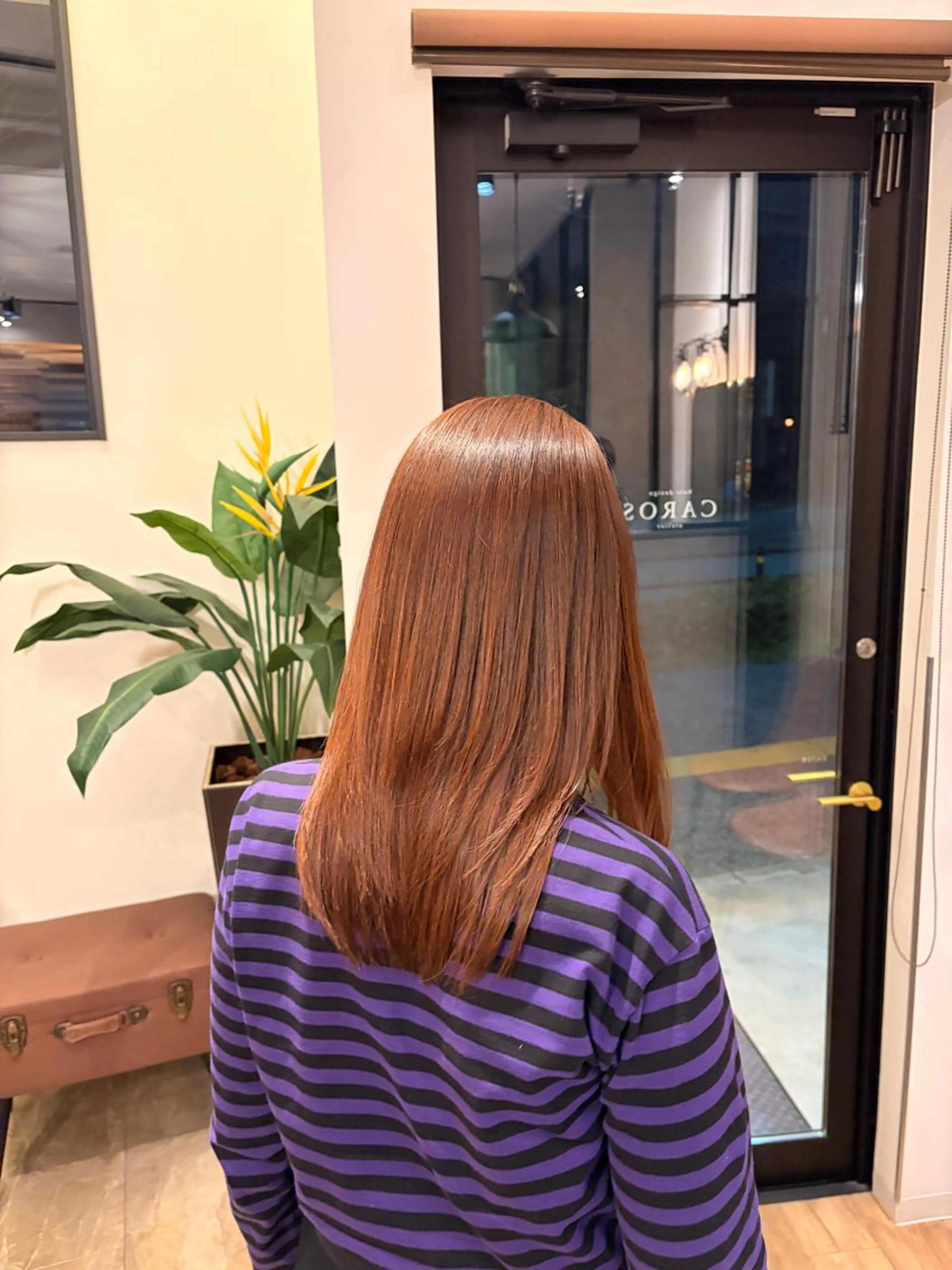 ロング カット ヘアカラー 安倍 辰哉のヘアスタイル