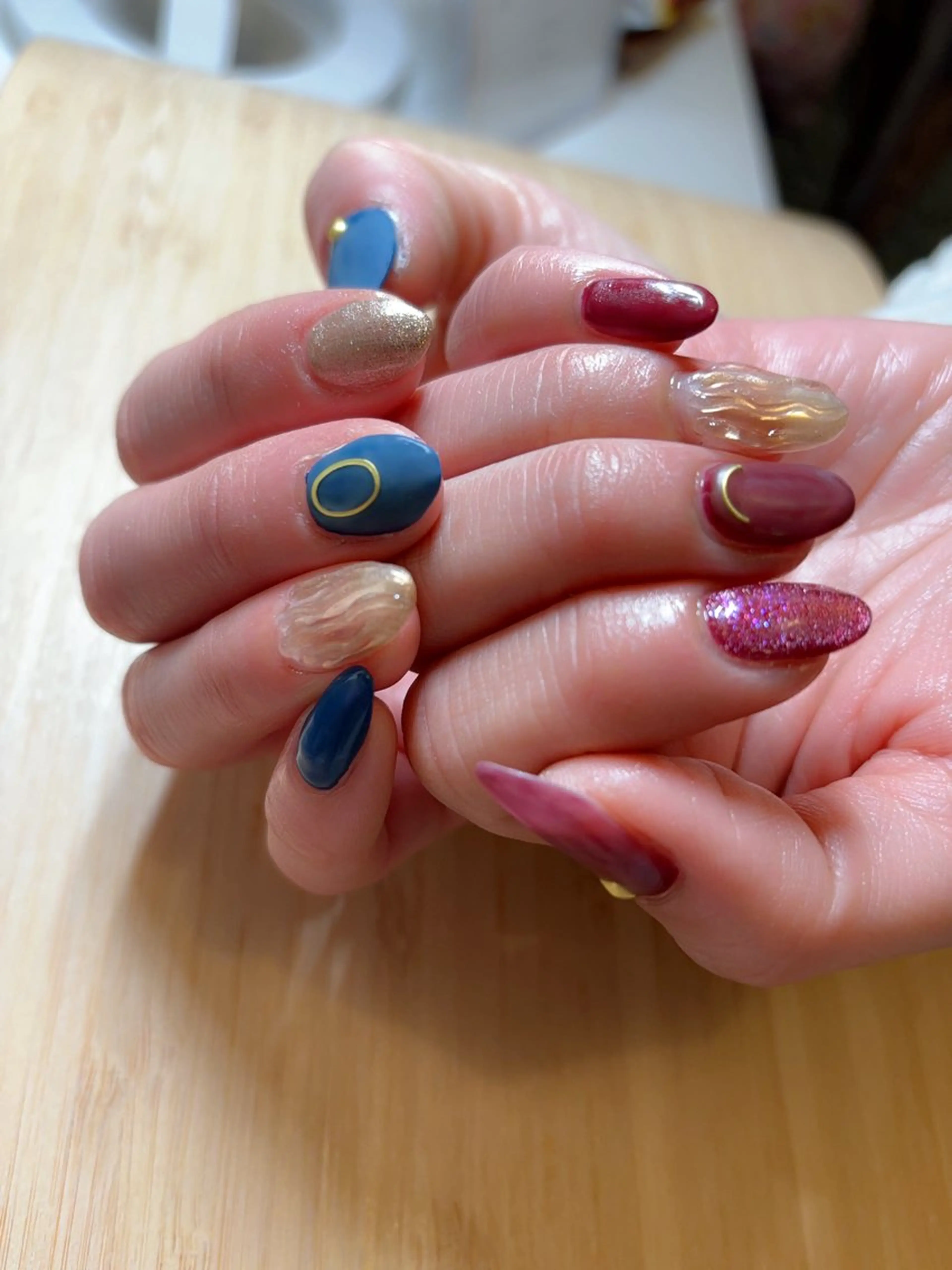 ネイル 春ネイル ハンドネイル komohana salon🌺のネイルデザイン