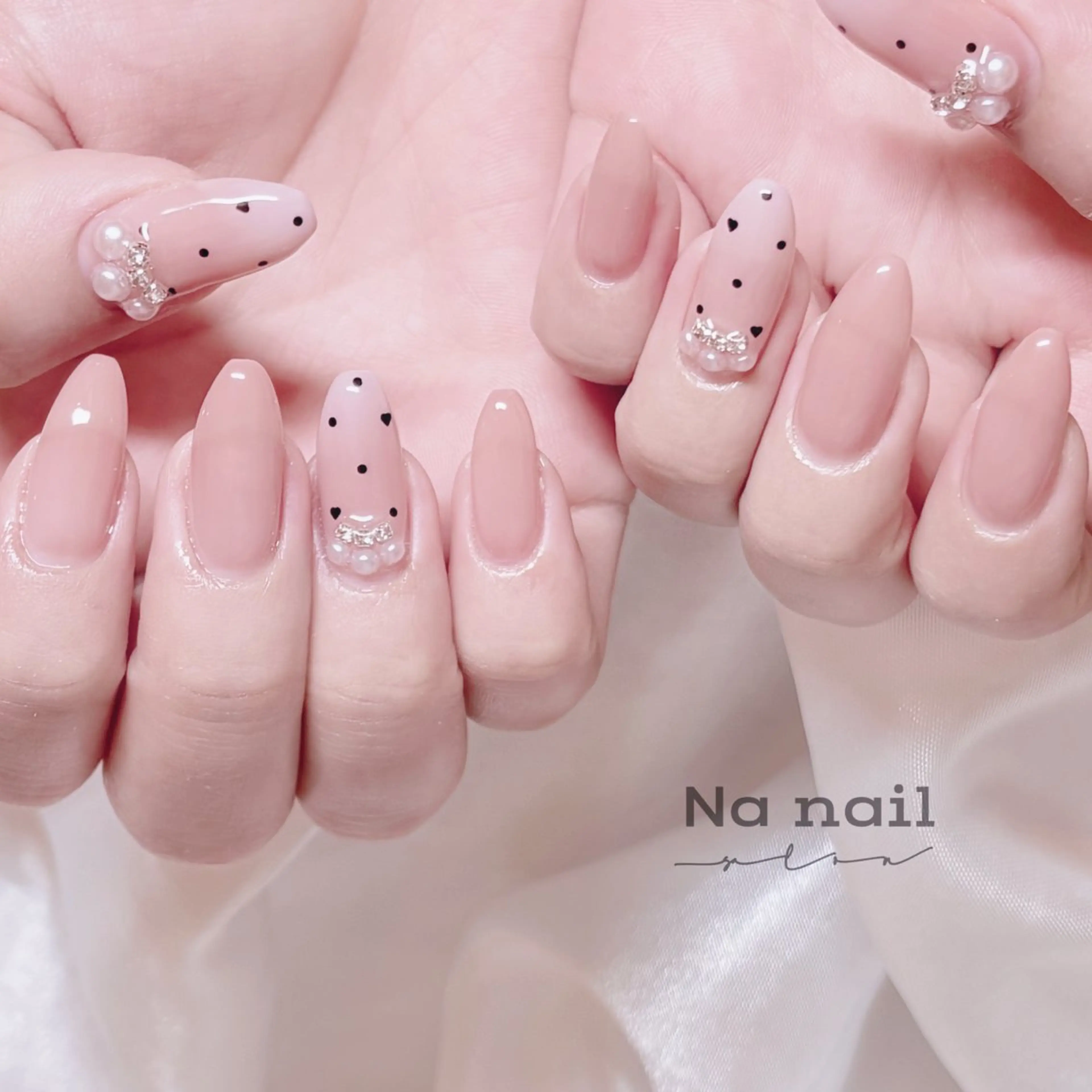 ネイル ピンク ハンドネイル CC Nail 高田馬場のネイルデザイン