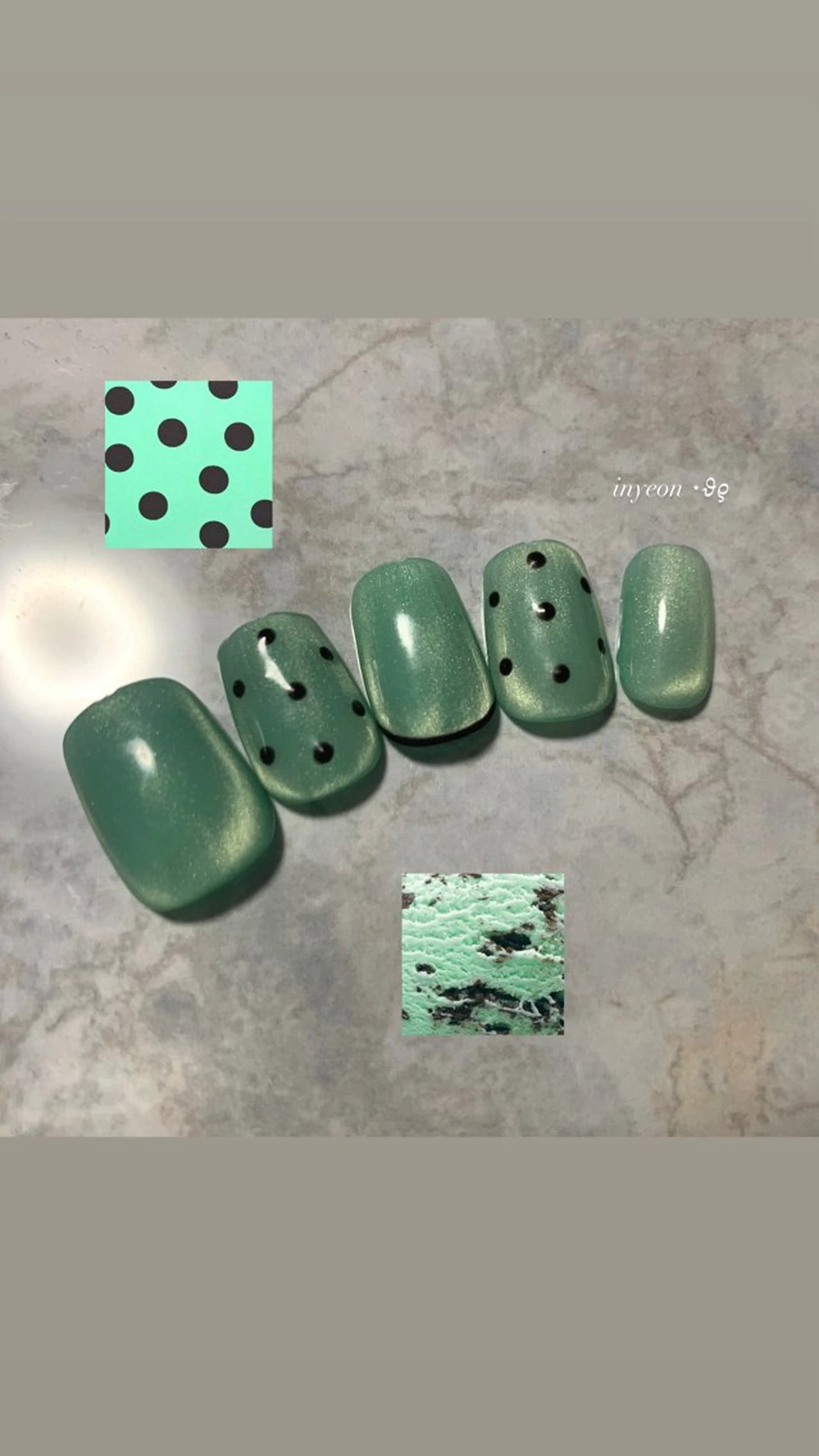 ネイル マグネットネイル yui kanekoのネイルデザイン