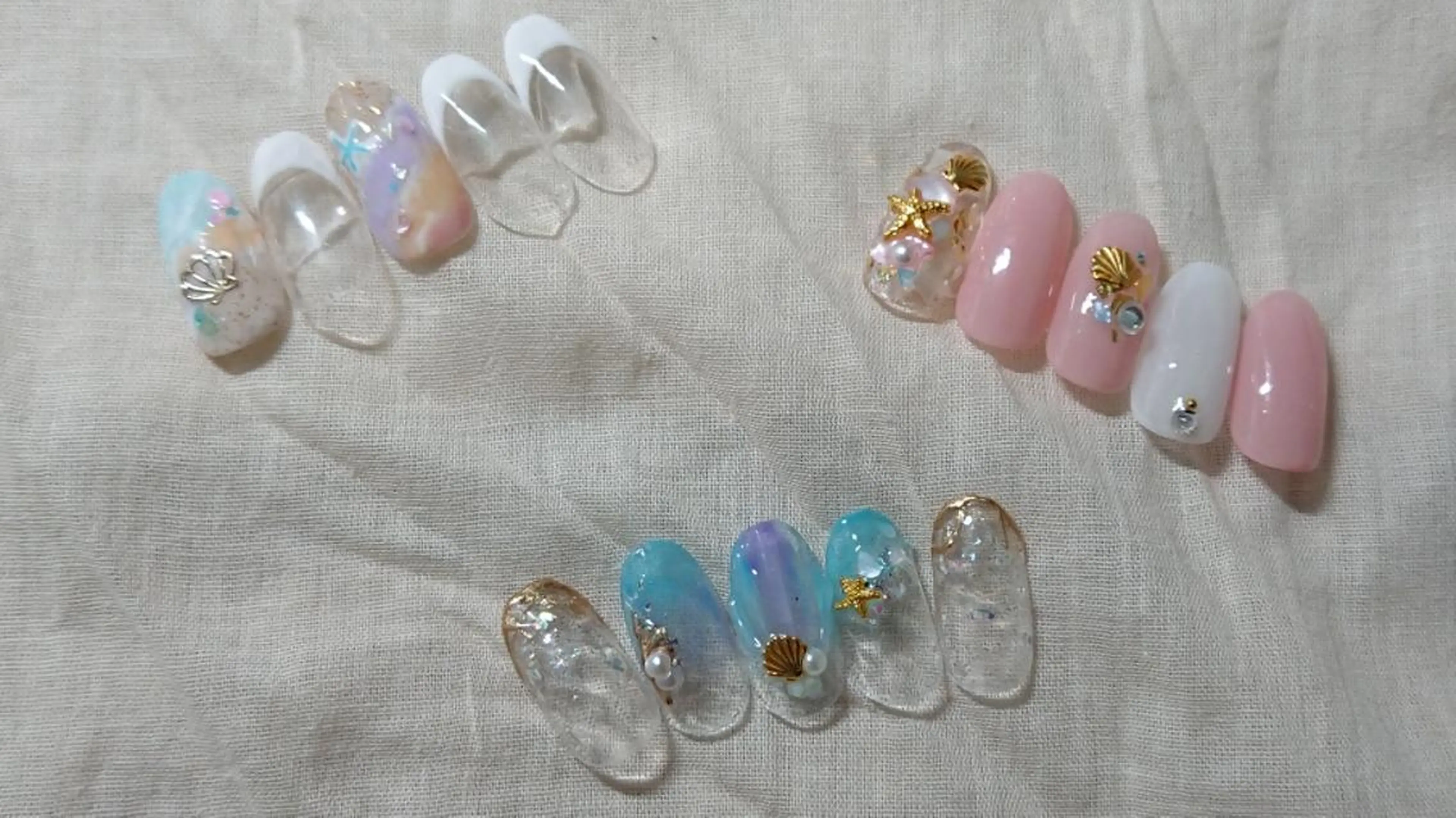 ネイル アートネイル ハンドネイル shellnail さなえのネイルデザイン