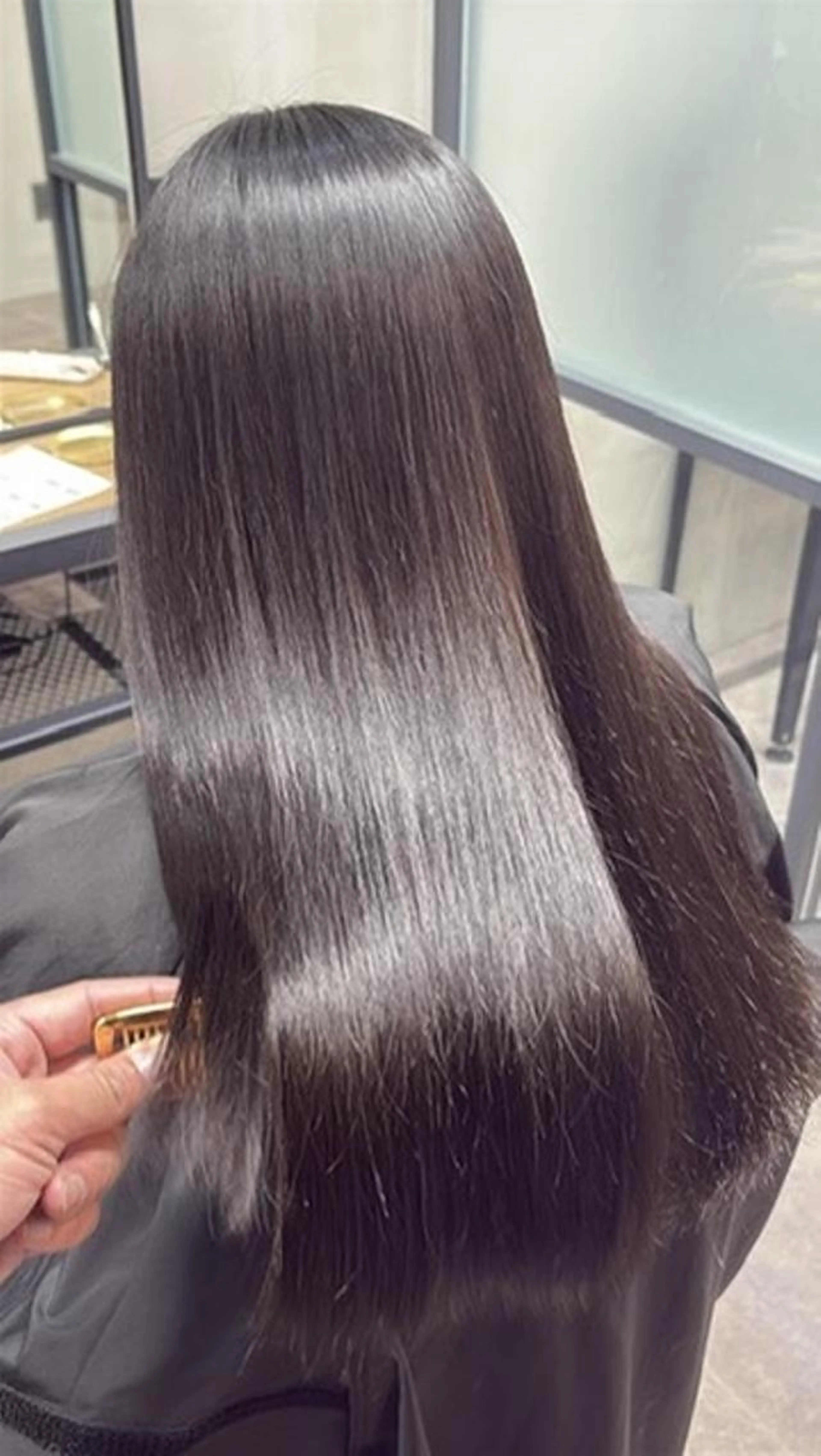 【人気NO.5】 ALLEN特製髪質改善酸性ストレート+枝毛カットの写真