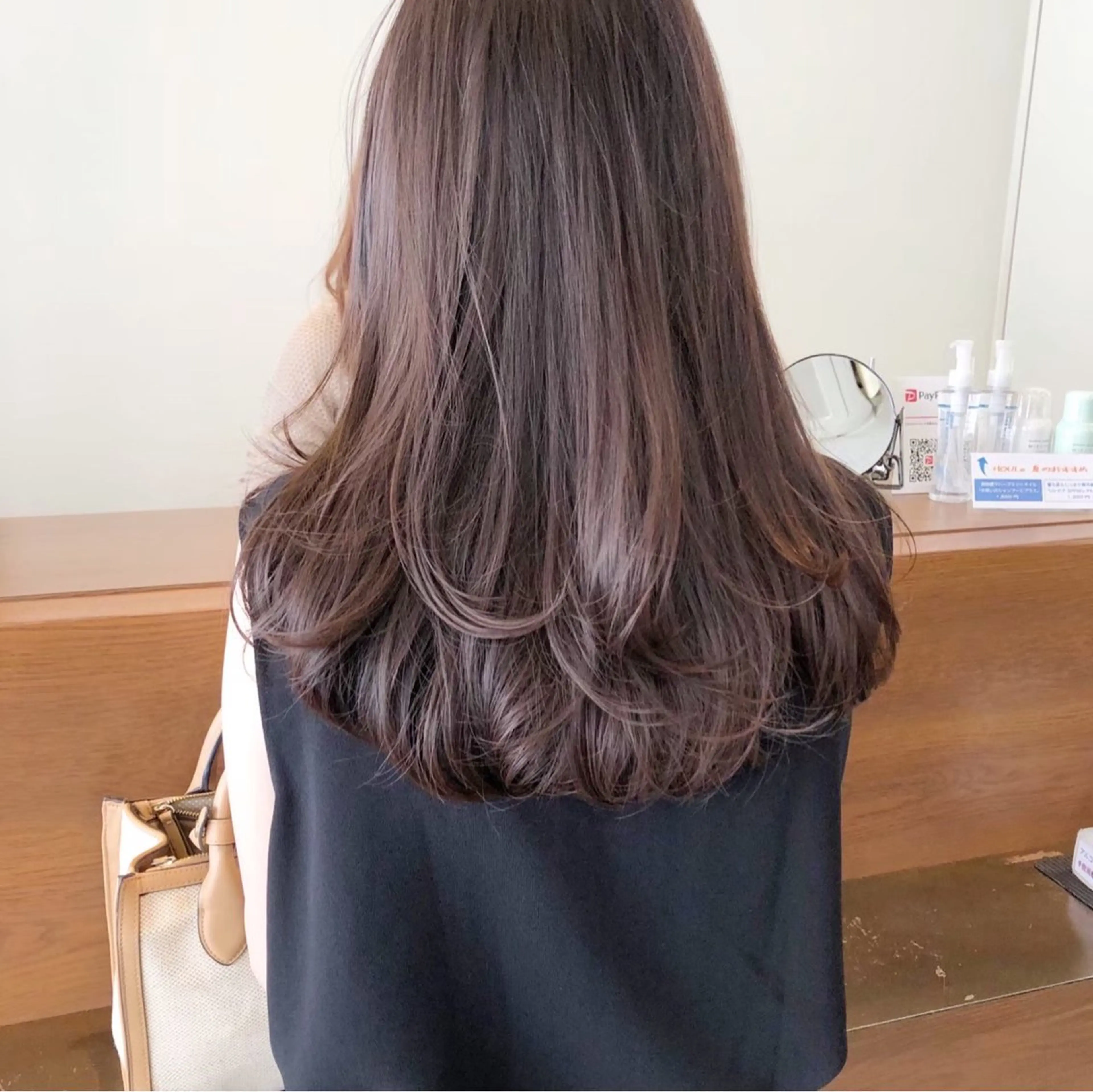 ロング Cote所属・大島桃花 / 表参道 透明感カラーのヘアスタイル