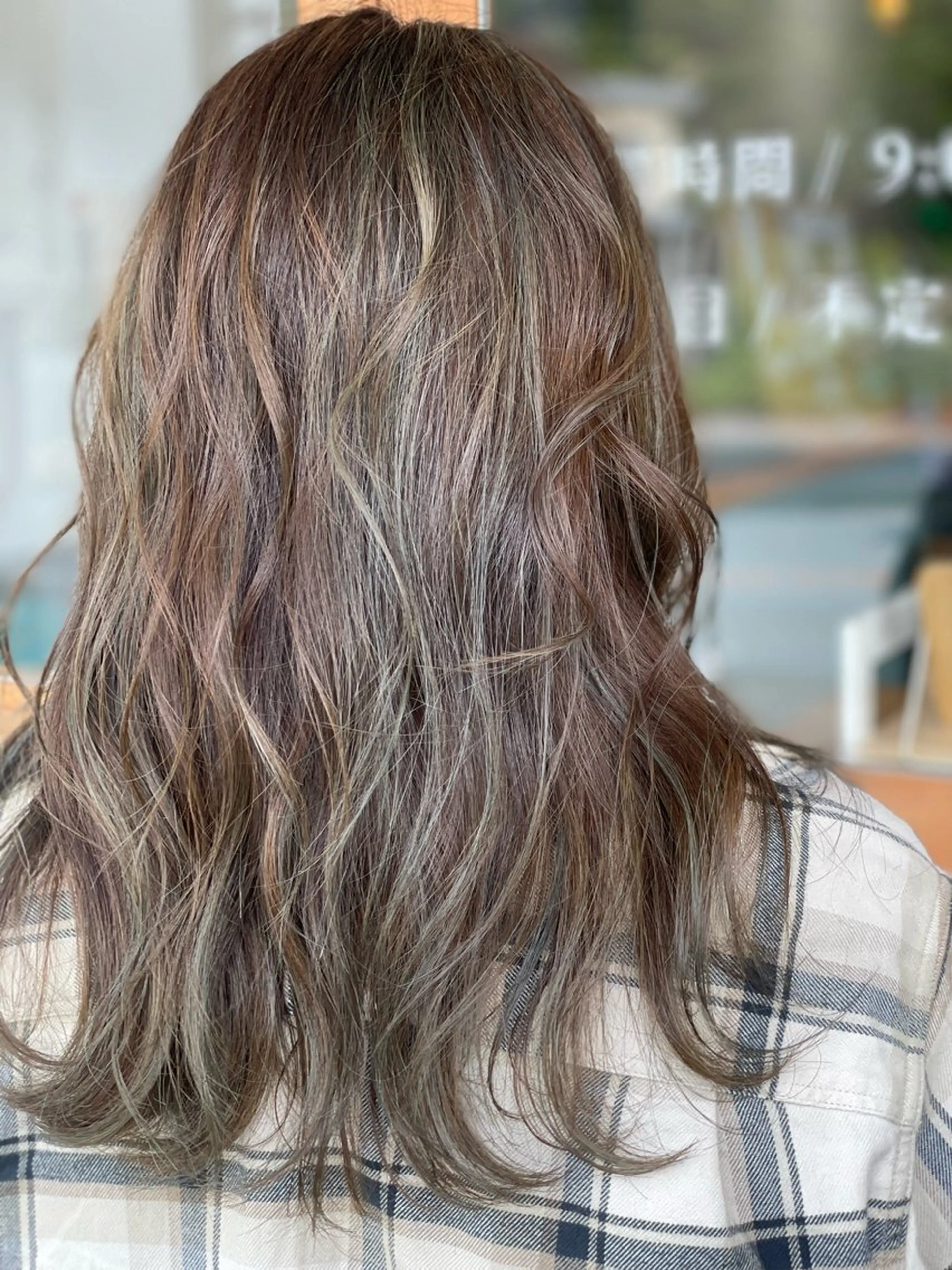 ロング カラー ヘアカラー トリートメント Snaly カラー特化ページのヘアスタイル