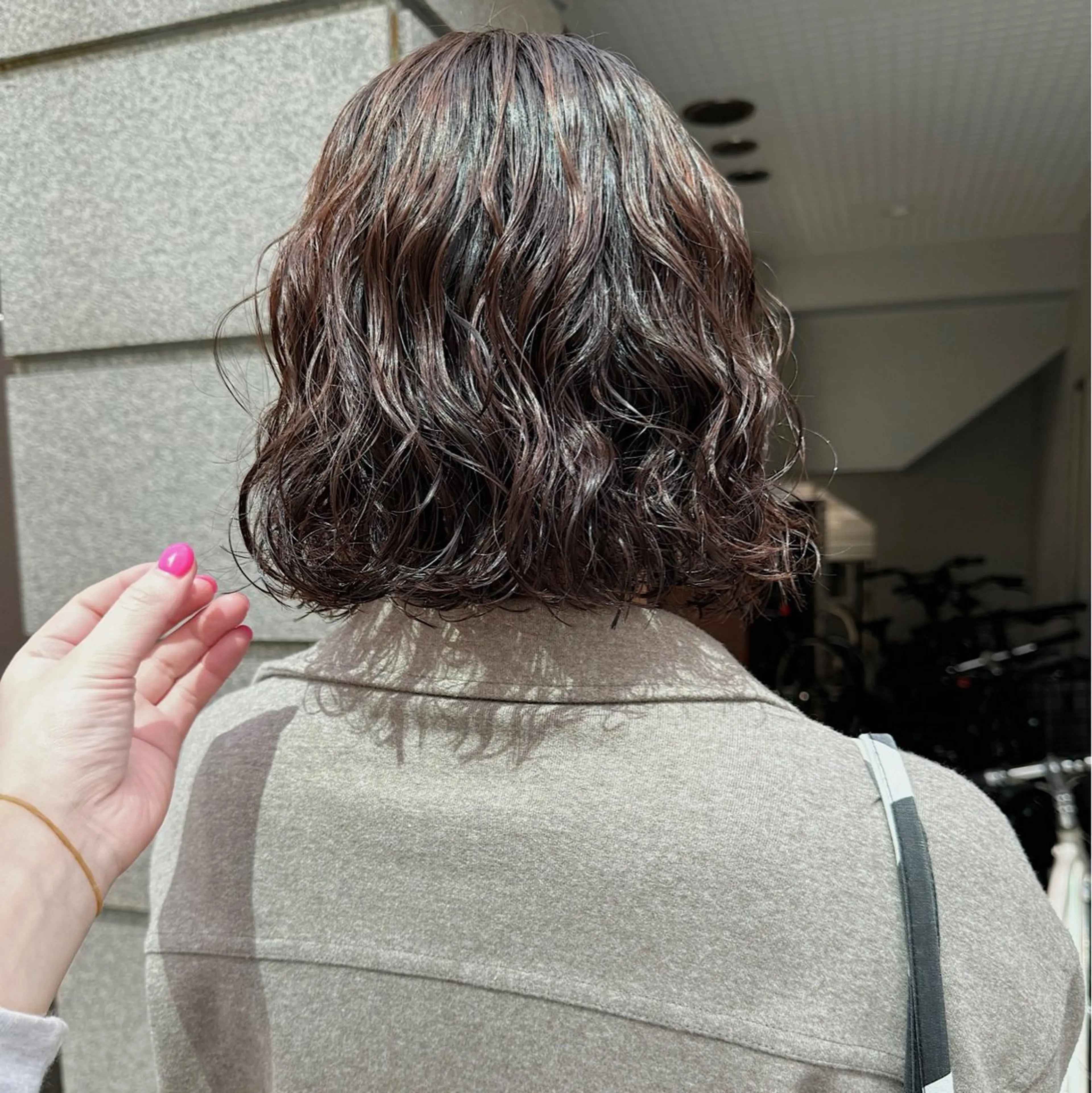 ショート パーマ ヘアアレンジ ボブ カット パーマ 🌐サトウ リョウ🌐のヘアスタイル