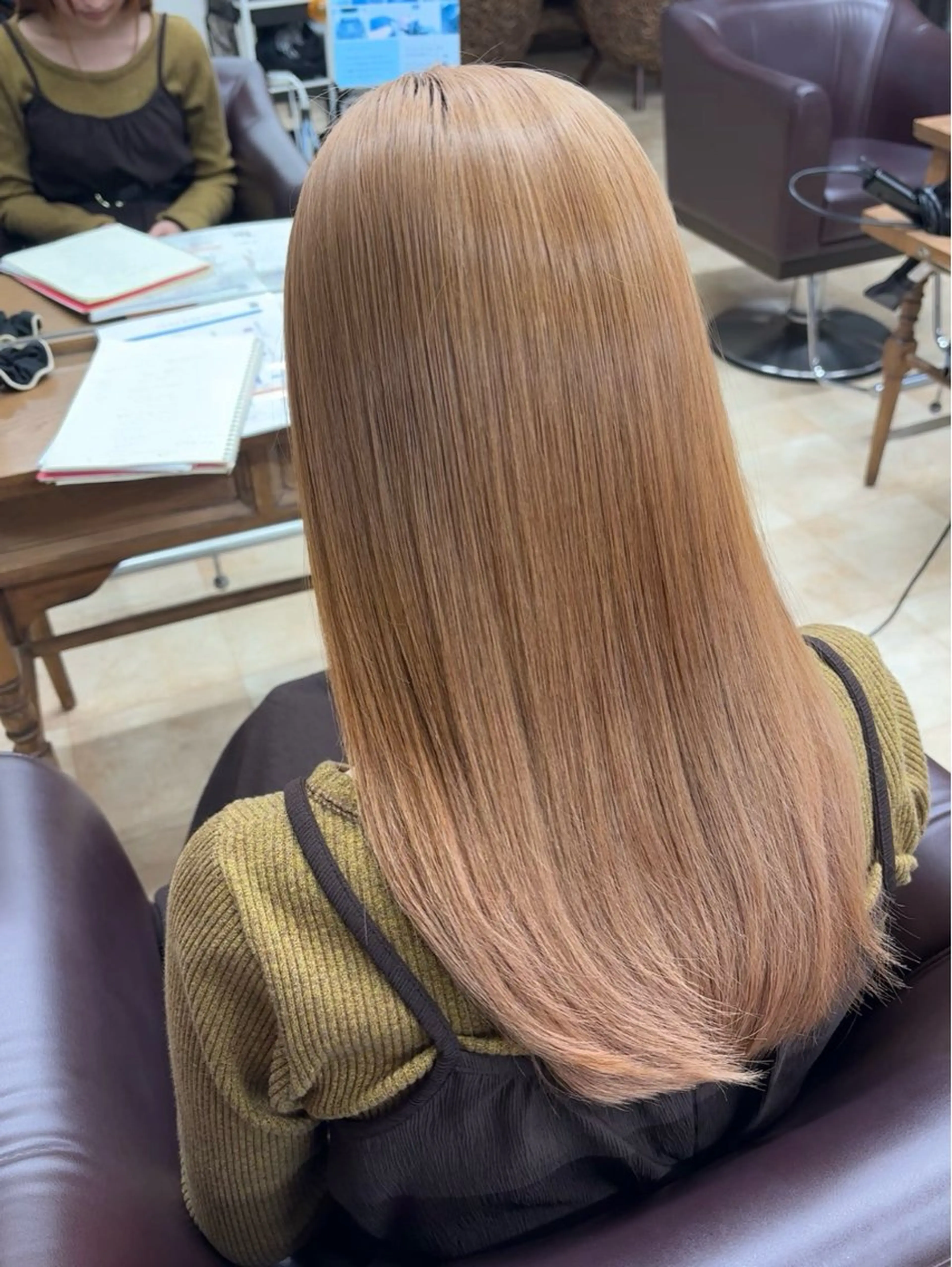 カラー 髪質改善 上村華女 髪質改善カラーのヘアスタイル