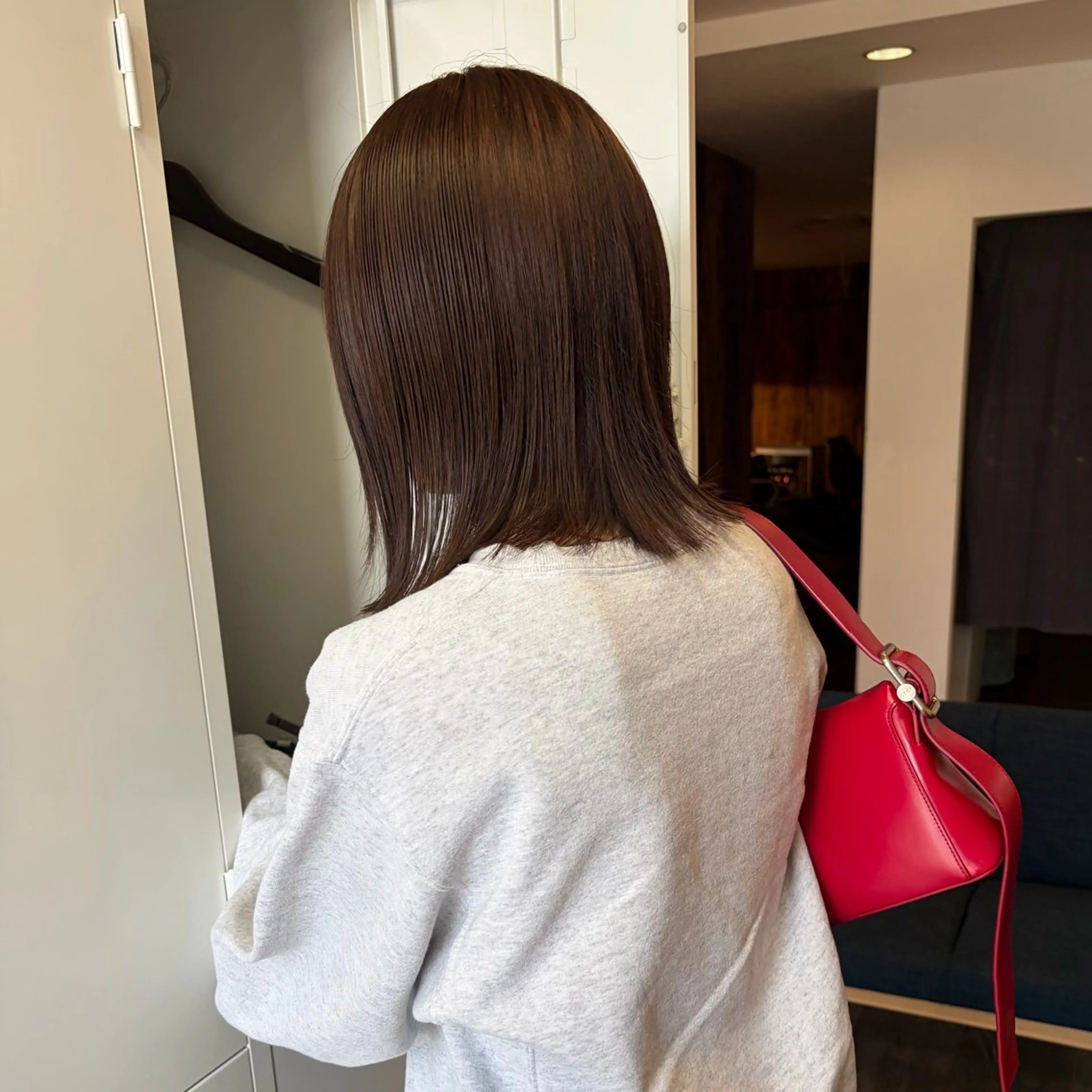 ミディアム ヘアカラー トリートメント 浅津 菜月のヘアスタイル
