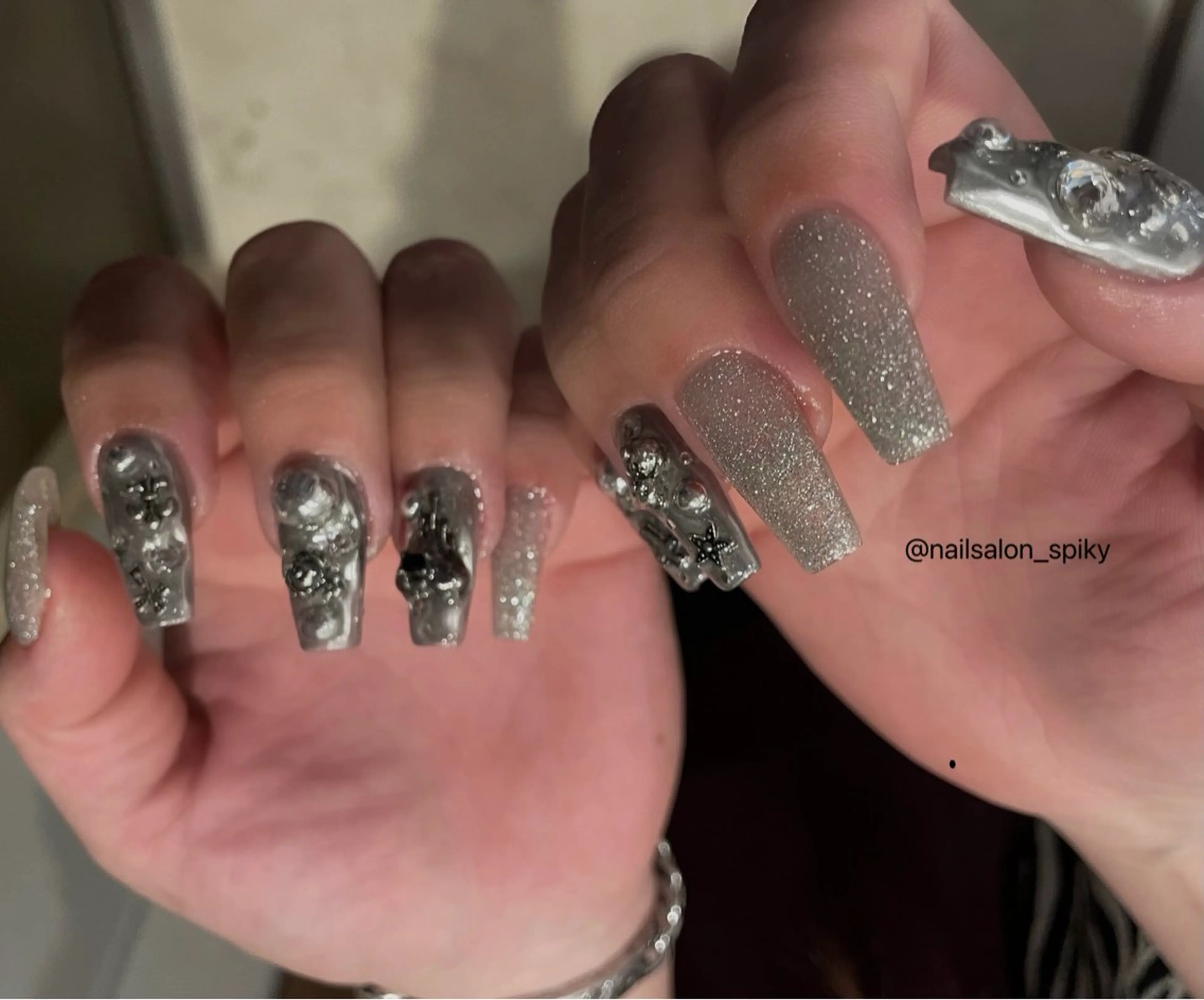 ネイル Spiky とうげ ふうかのネイルデザイン