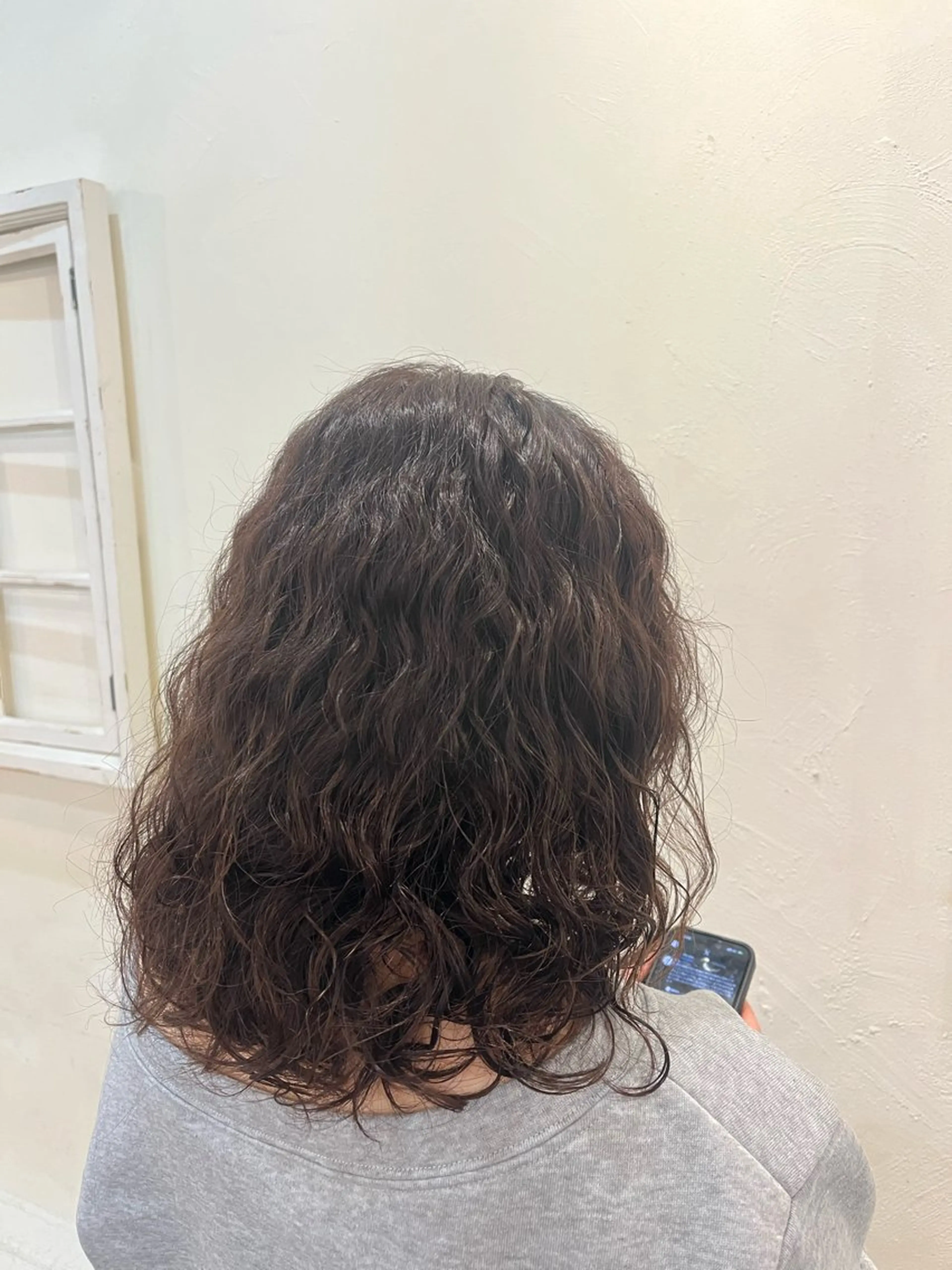 ミディアム パーマ little福岡 KAWAIのヘアスタイル