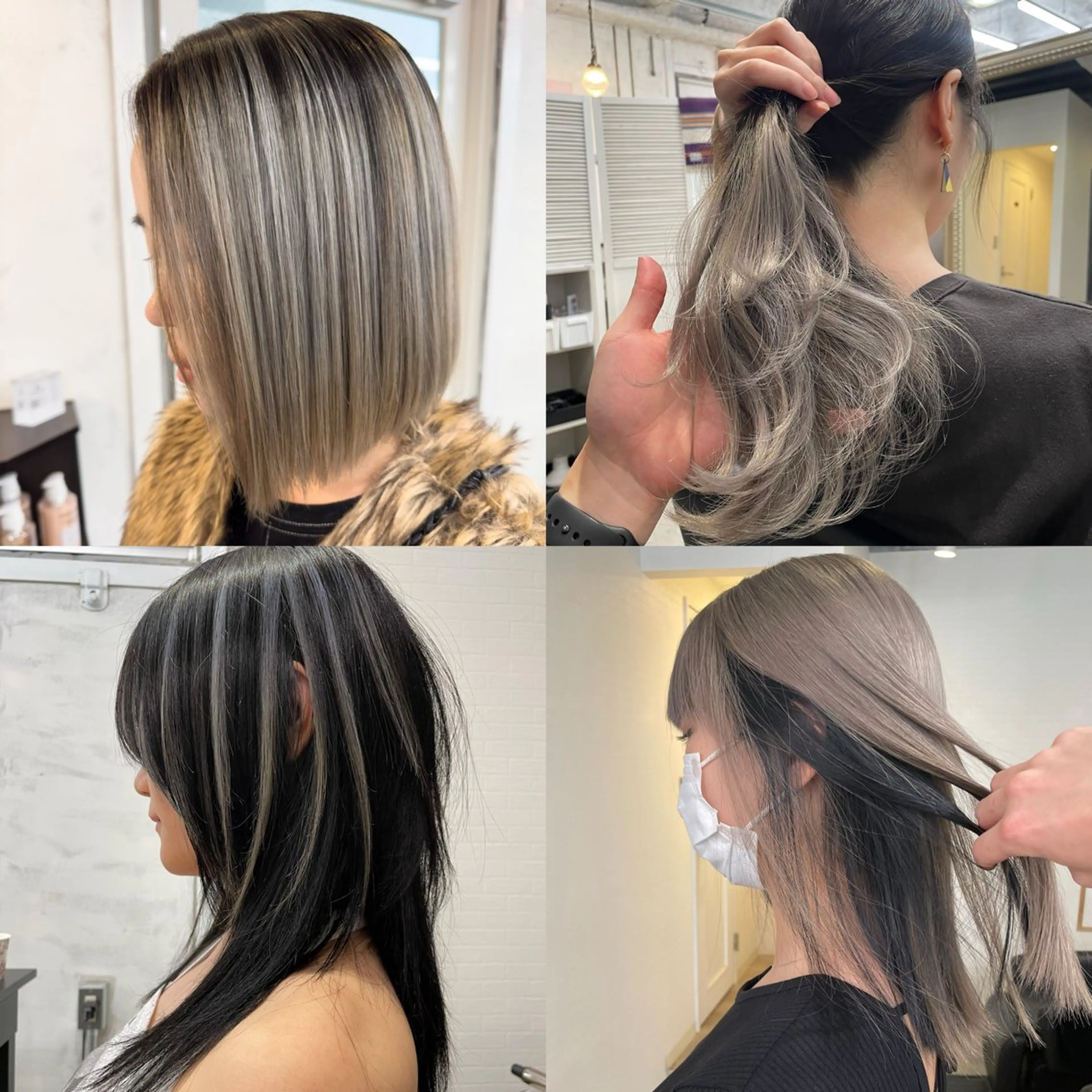 ミディアム カラー ヘアカラー トリートメント 縮毛矯正 髪質改善寺坂雄飛💐のヘアスタイル