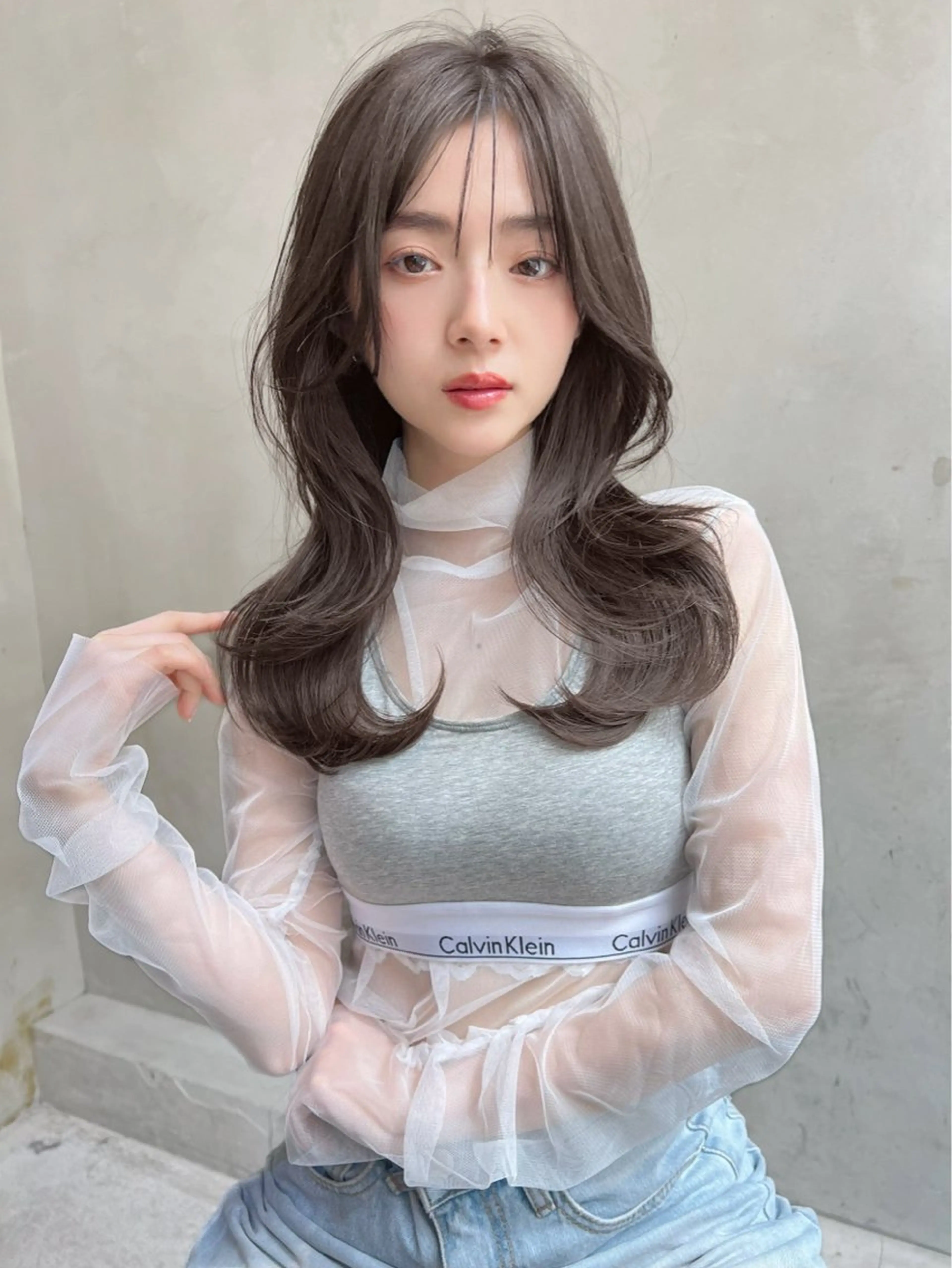 ミディアム カット ヘアカラー トリートメント Ameri/髪質改善 /韓国ヘア🇰🇷のヘアスタイル