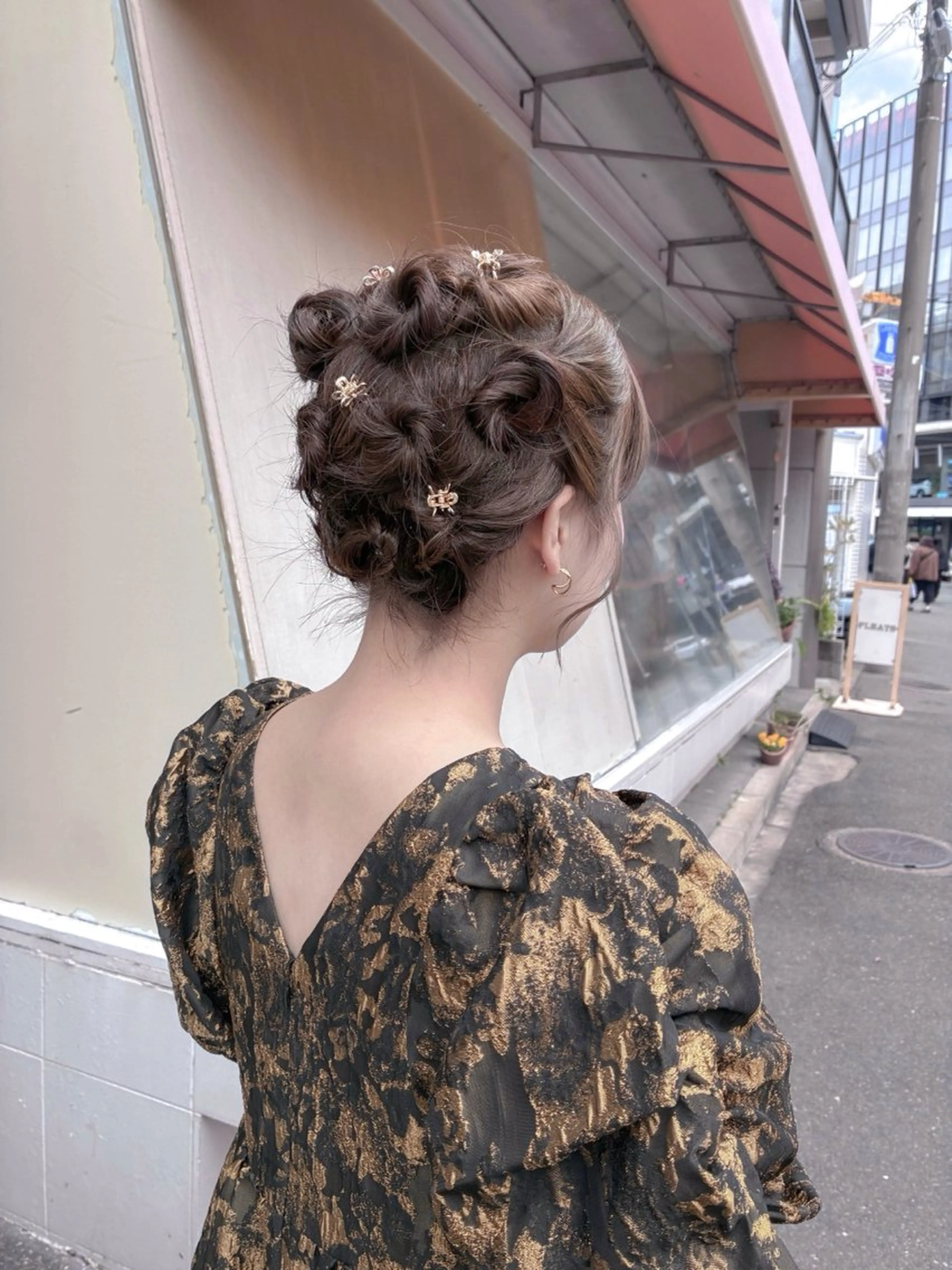 ヘアアレンジ ヘアセット kii,fiika/ 天神 naho🧦のヘアスタイル